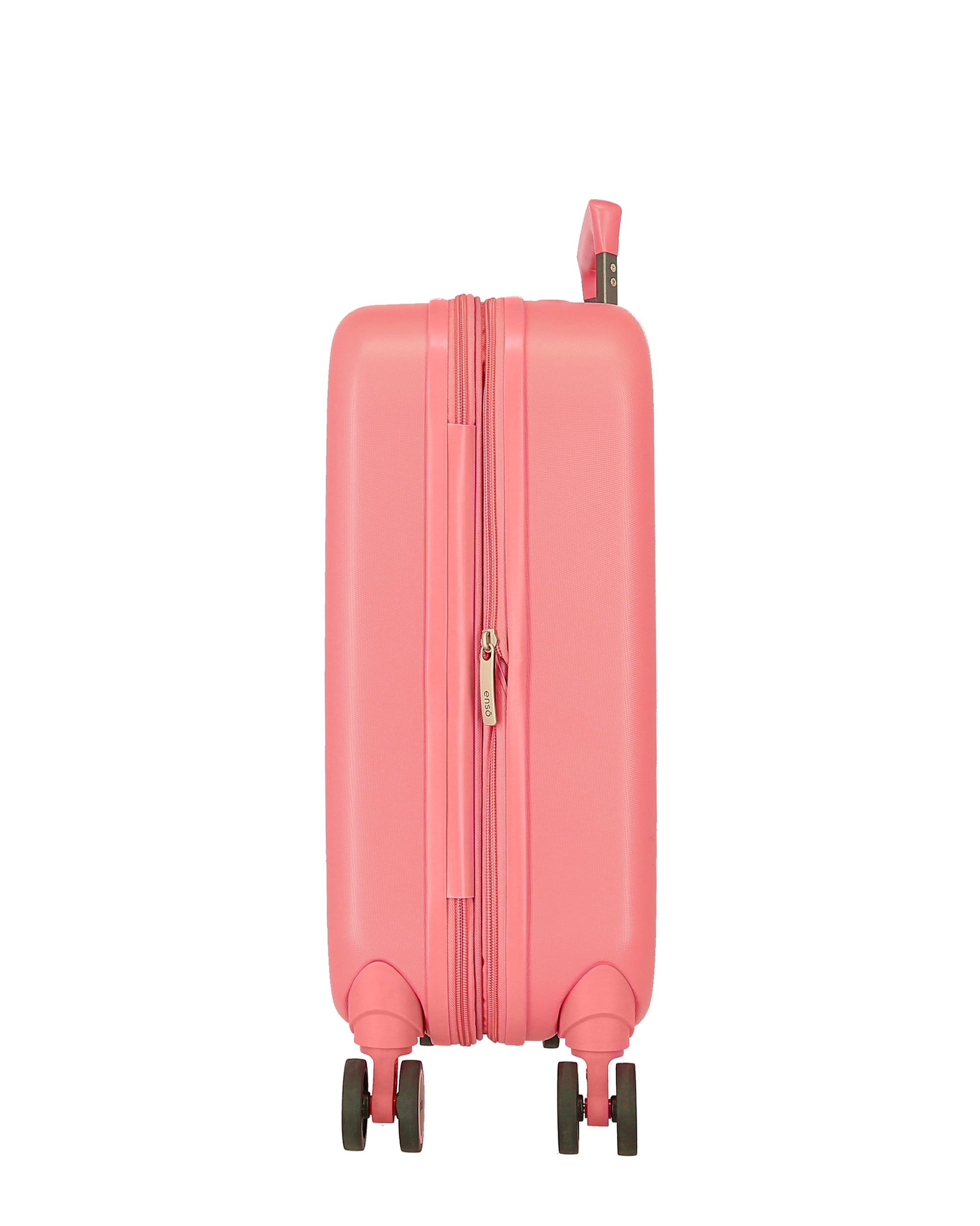 Conjunto de Malas Stitch Playful Rígidas com Capacidade de 116l Rosa-2