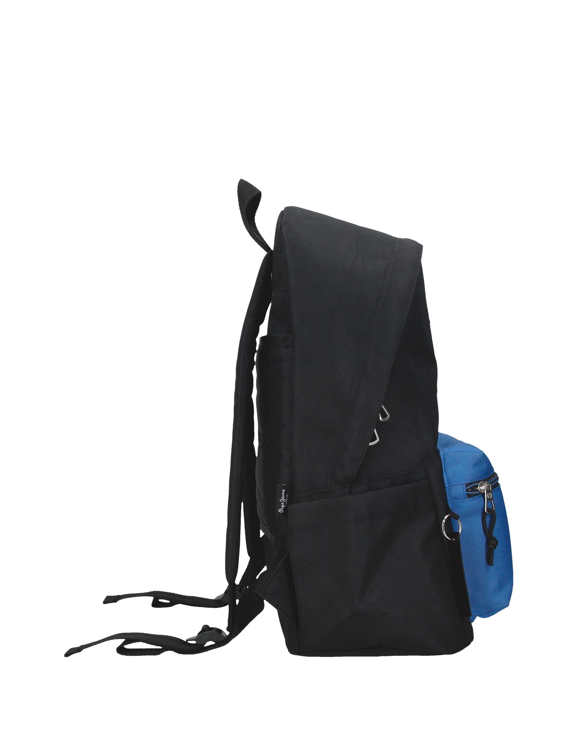 Mochila Escolar 44 Cm Pjl Henry Adaptável a Carrinho em Preto Preto-2