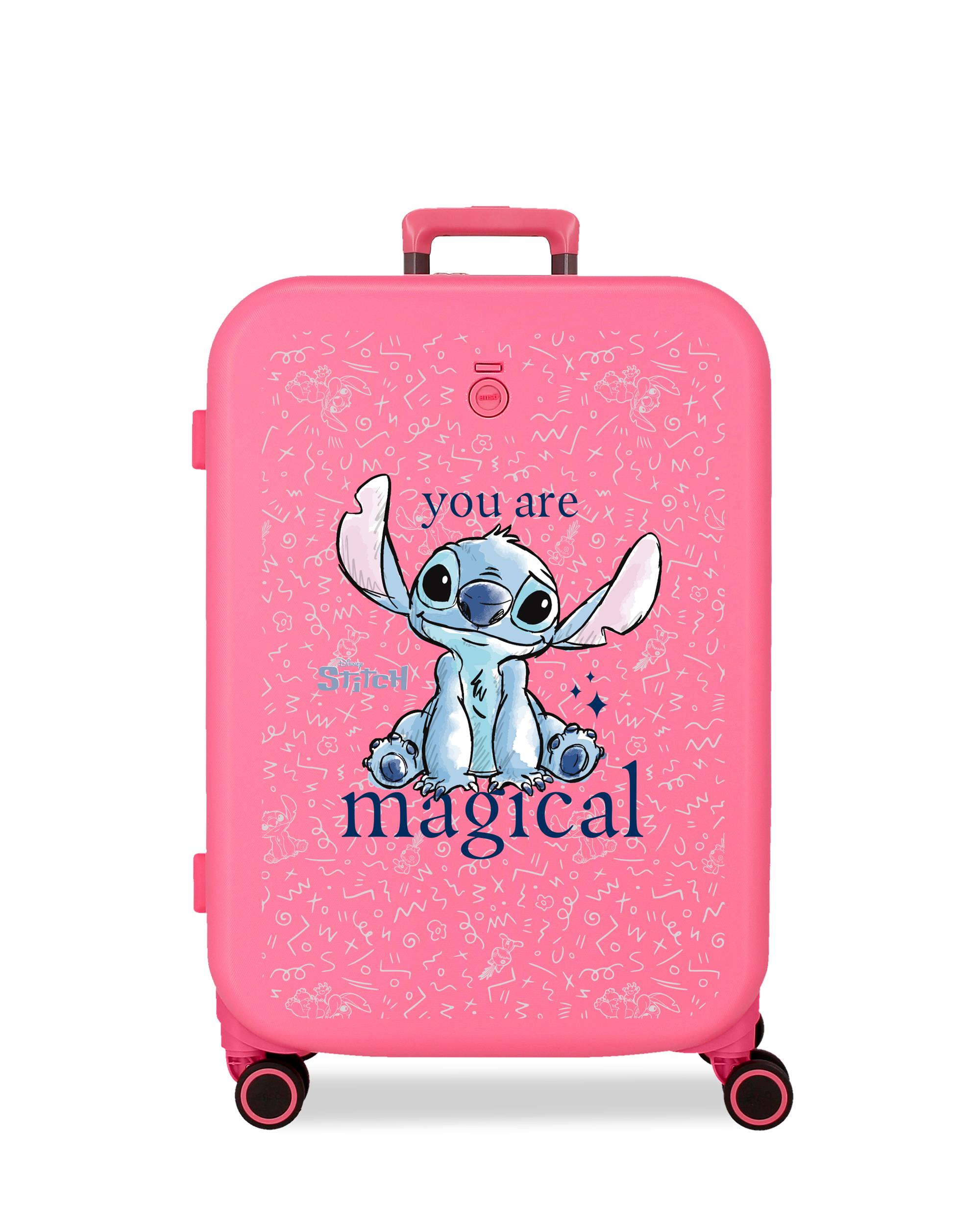 Imagem 0 de Mala Média Stitch You Are Magical Rígida com Capacidade de 79l