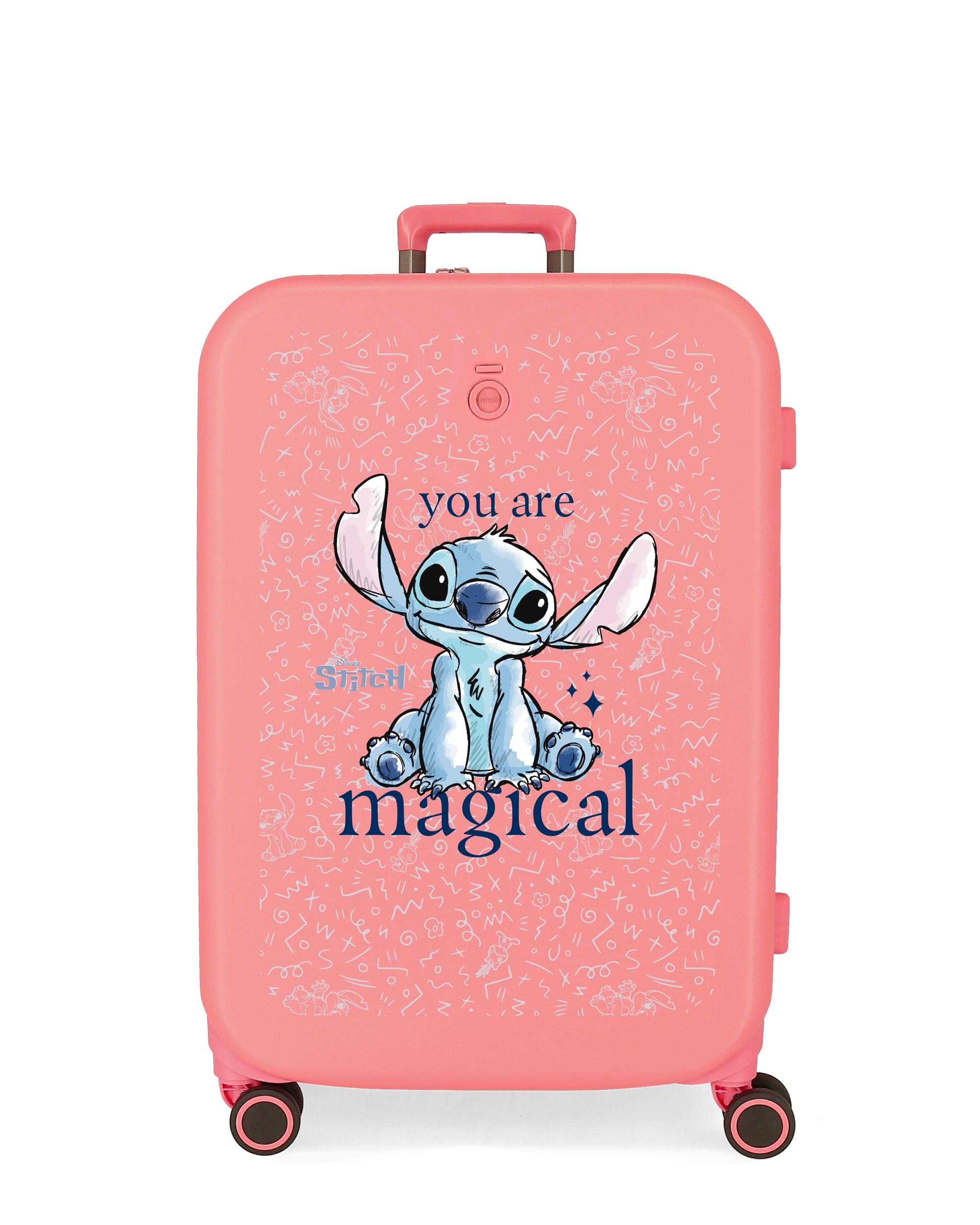 Imagem 0 de Mala de Cabine Expansível Stitch You Are Magical Rígida com Capacidade Até 37l