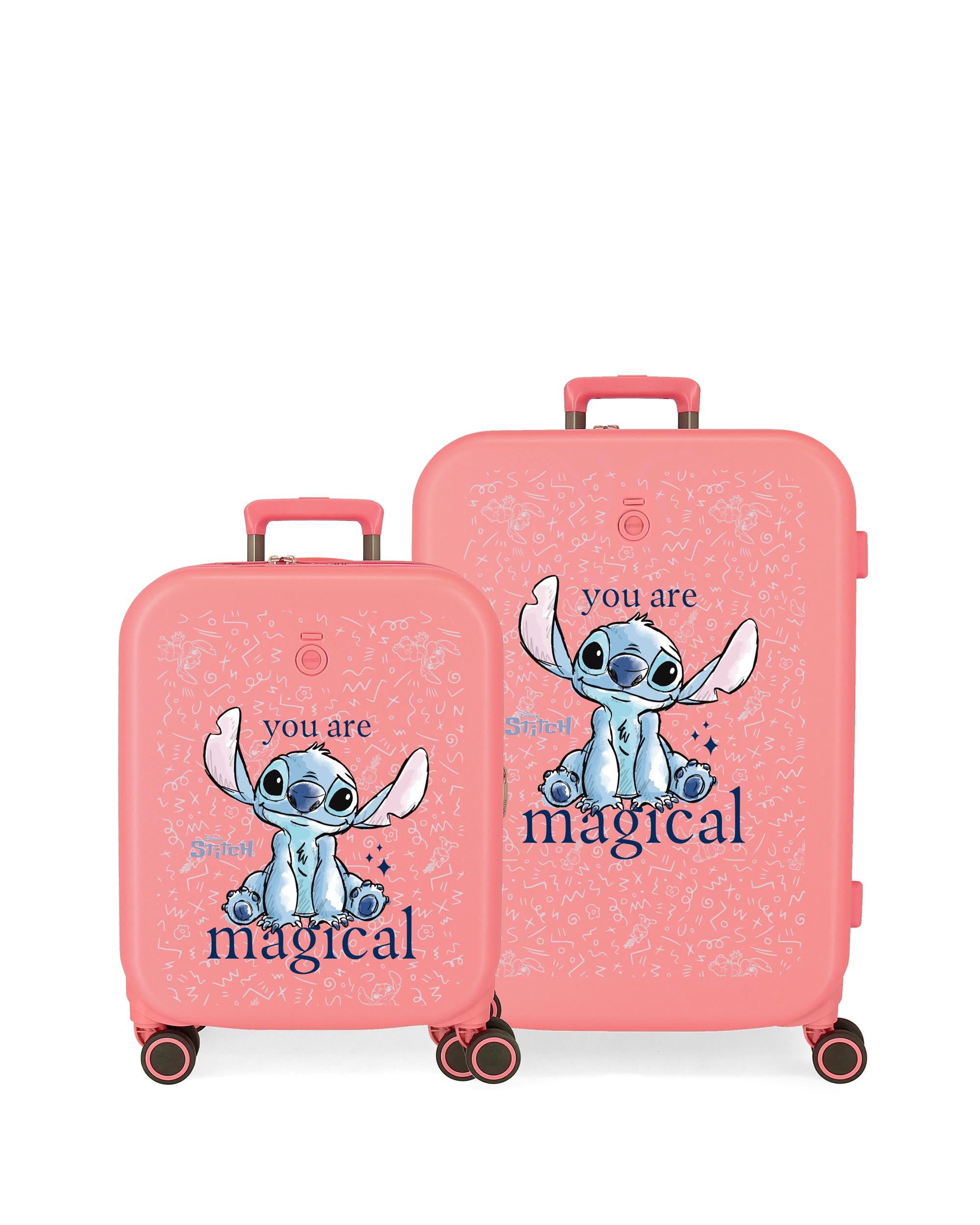 Imagem 0 de Mala de Cabine Expansível Stitch You Are Magical Rígida com Capacidade Até 37l