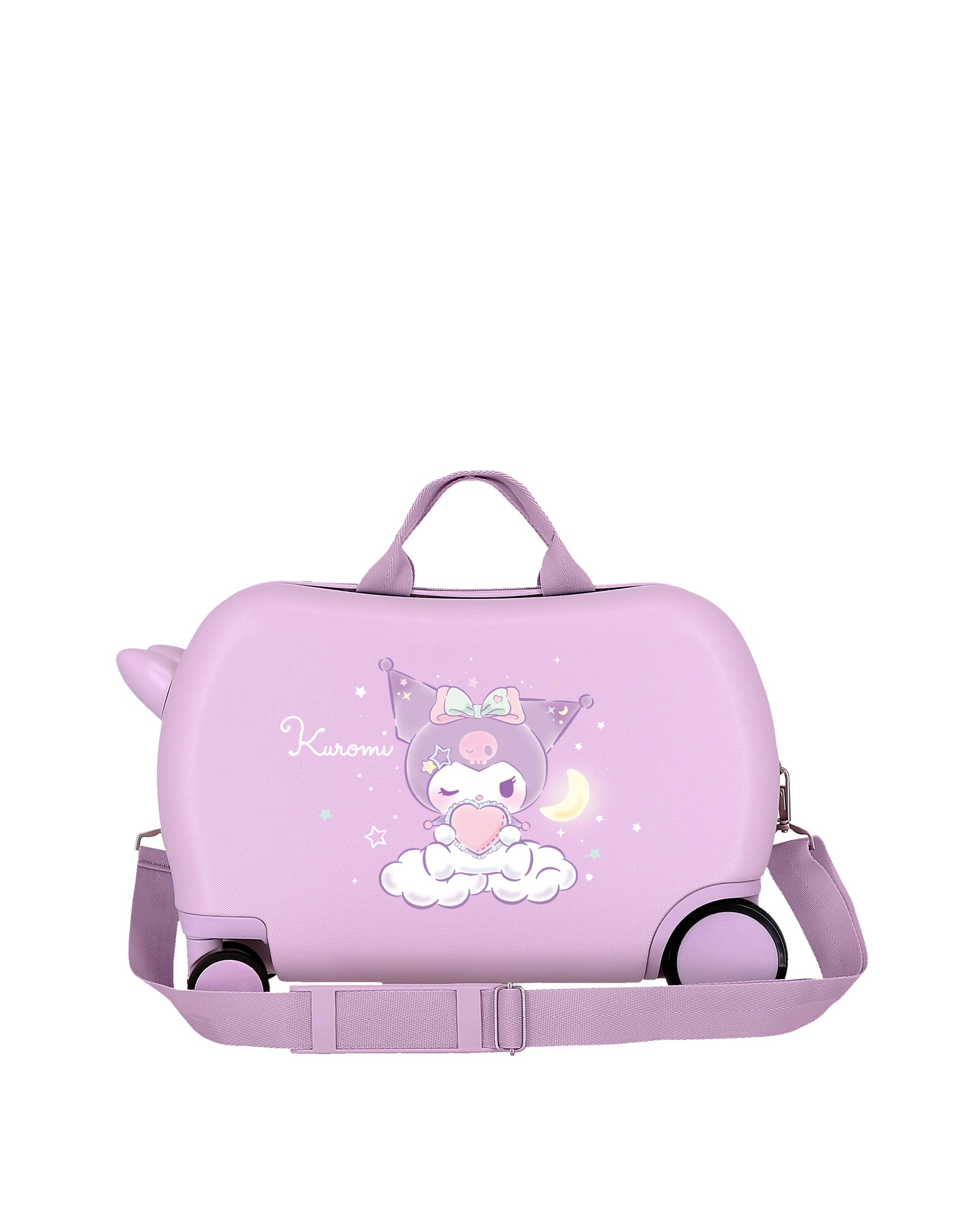Mala Infantil Kuromi Sweet Dreams Rígida com Capacidade 24l Lilás-3