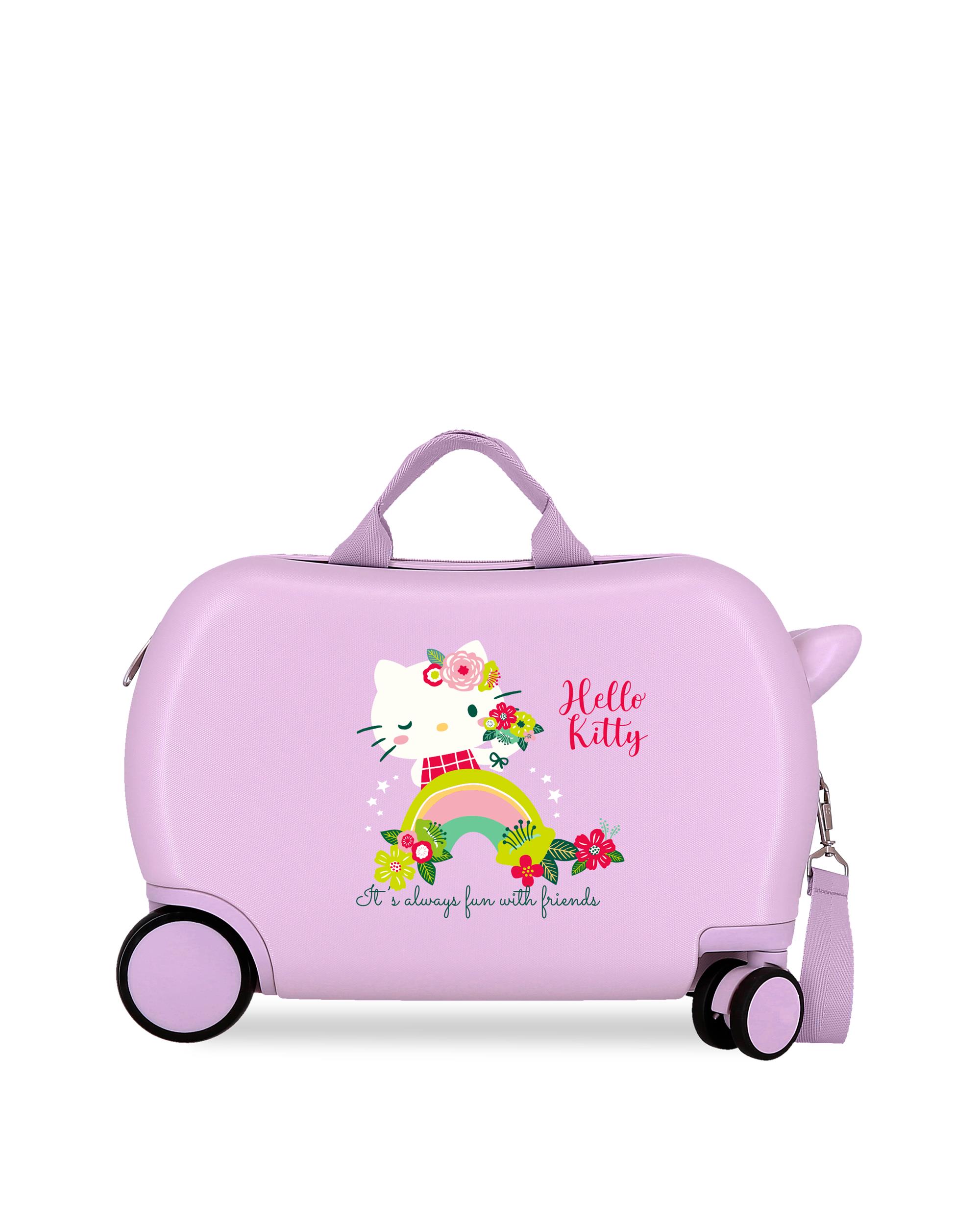 Mala Infantil Hello Kitty Fun With Friends Rígida com Capacidade 24l Lilás-1