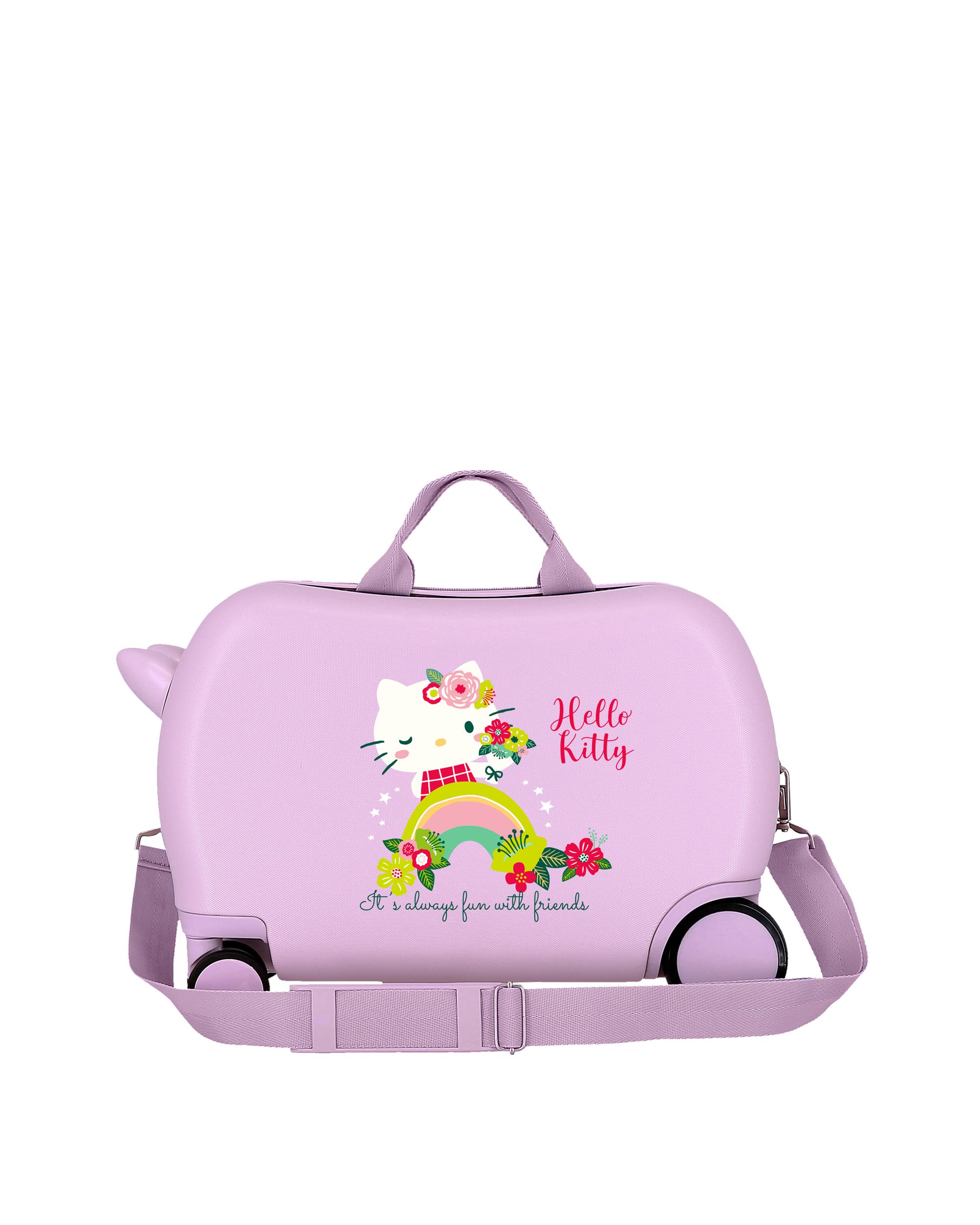 Mala Infantil Hello Kitty Fun With Friends Rígida com Capacidade 24l Lilás-3