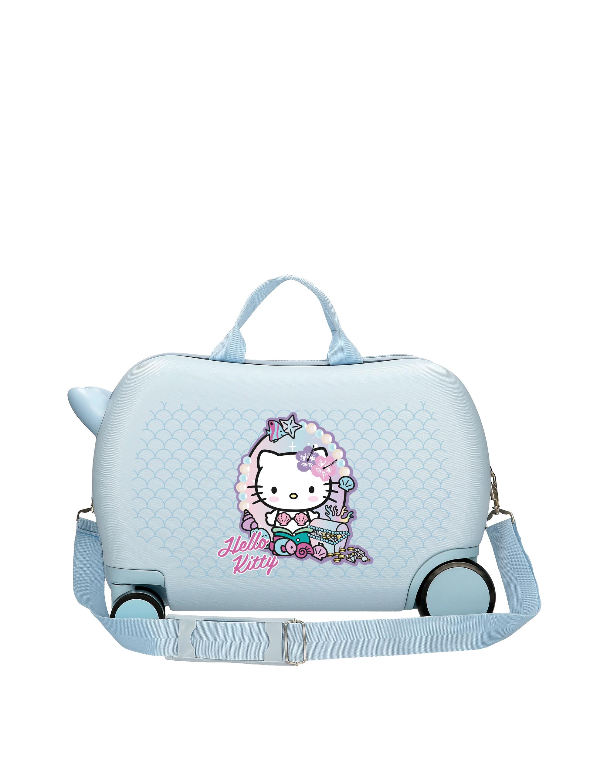 Maleta Infantil Hello Kitty Mermaid Kitty Rígida com Capacidade 24l Azul-claro-3