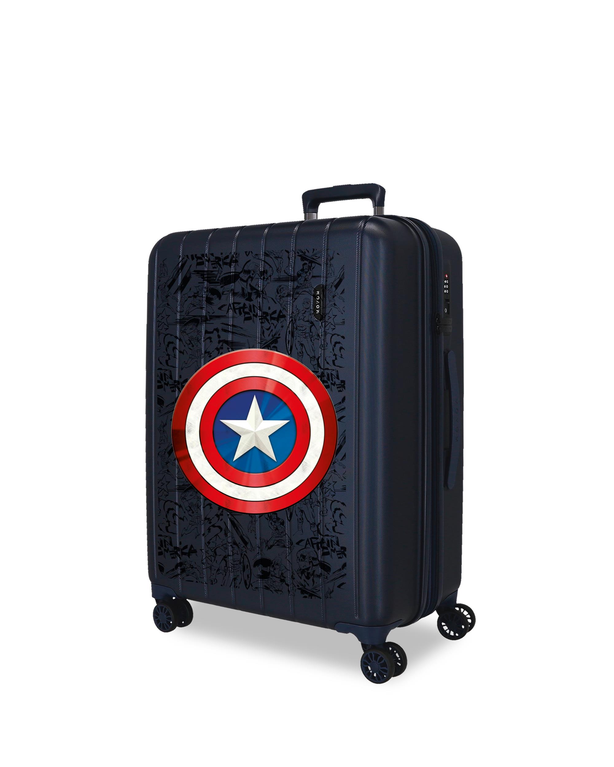 Imagem 0 de Mala Média Marvel Captain America Expansível com Capacidade de 72l