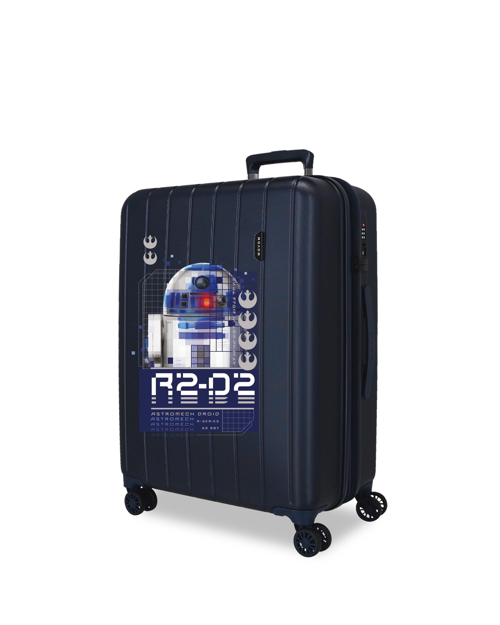 Mala Média Star Wars Black Expansível com Capacidade de 72l Azul-marinho-1