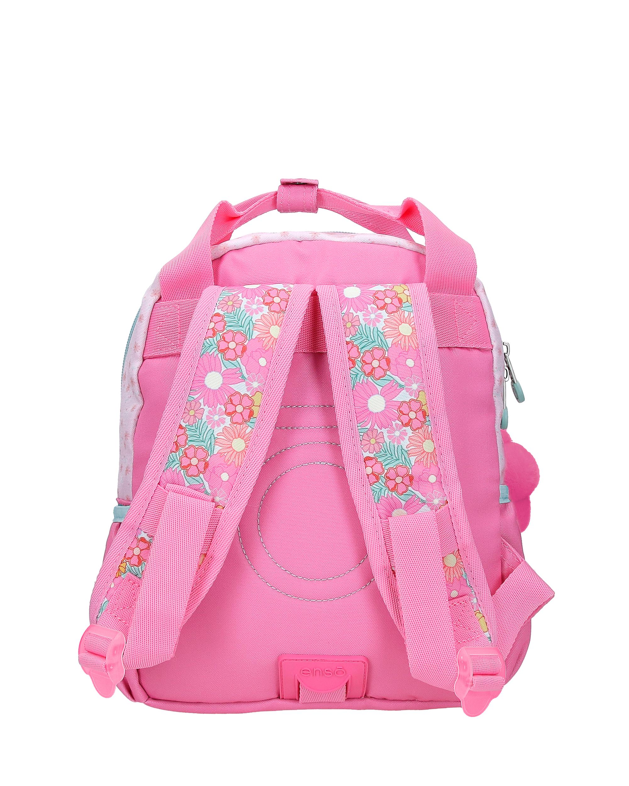 Mochila de Passeio Enso Girl Zone com Capacidade de 6,5l Adaptável a Trolley em Fúcsia Rosa-3