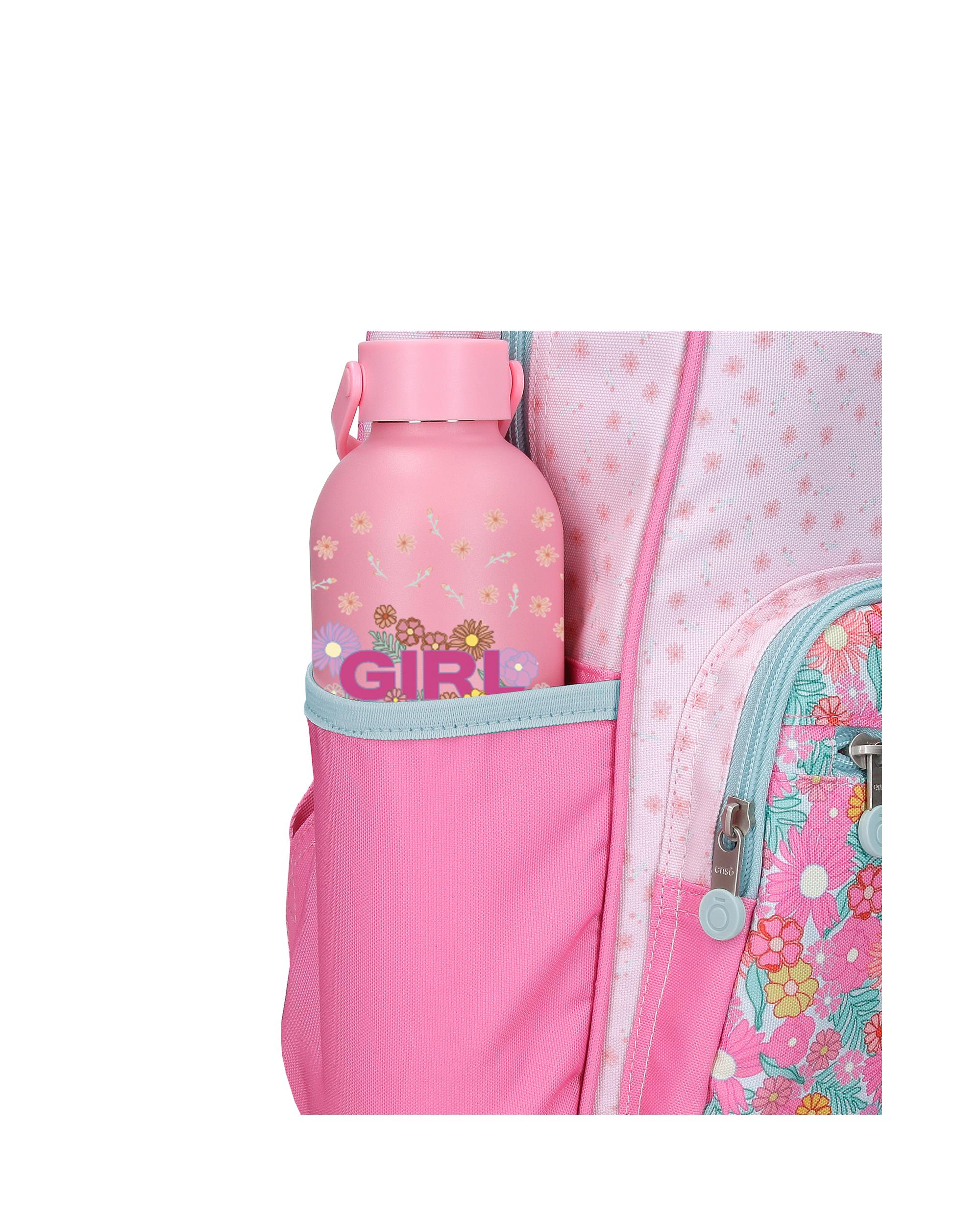 Mochila Escolar. Enso Girl Zone com Capacidade de 13,68l Adaptável a Trolley em Fúcsia Rosa-6