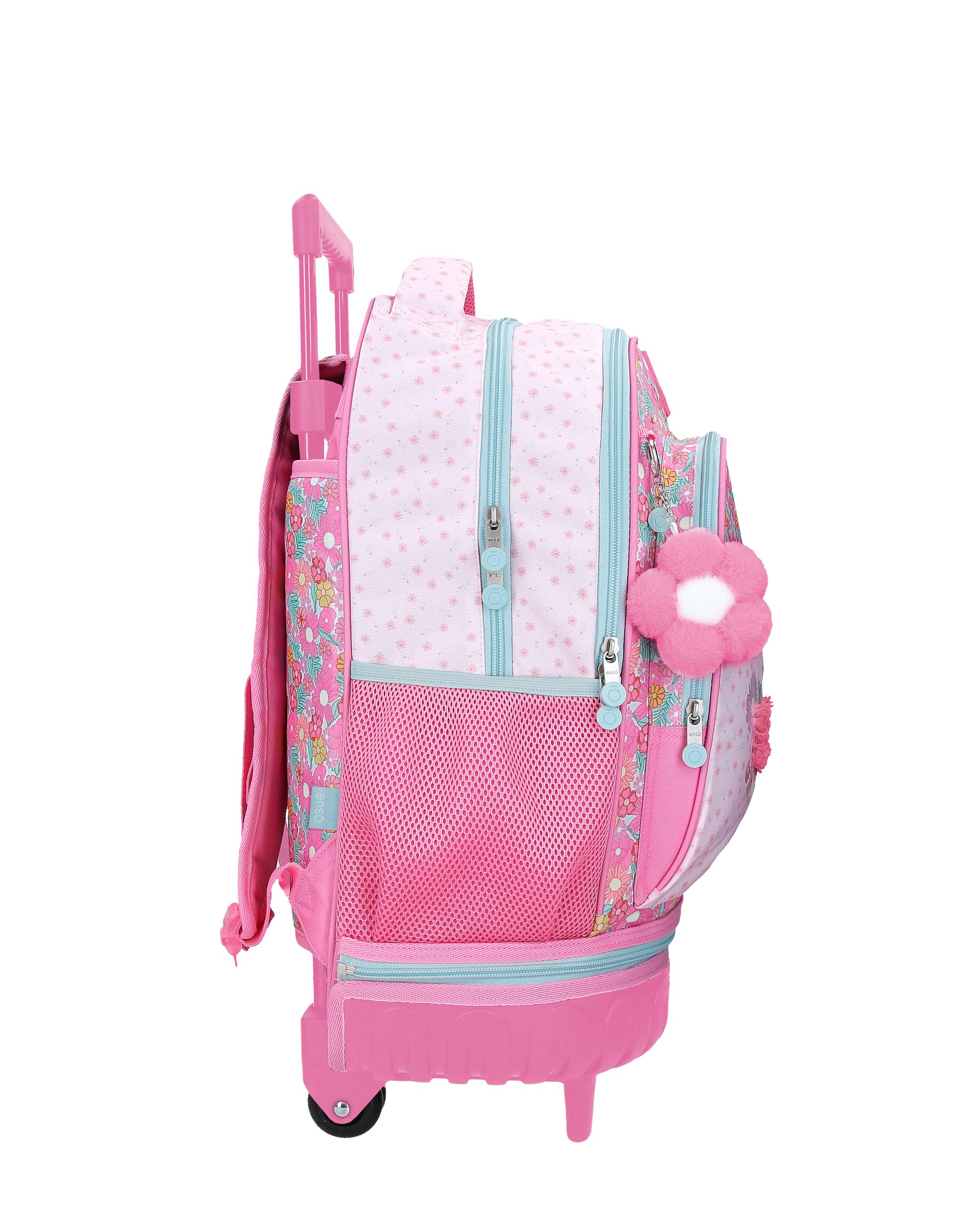 Mochila Compact Desmontável de Duas Rodas Enso Girl Zone com Capacidade de 31l Fúcsia Rosa-2