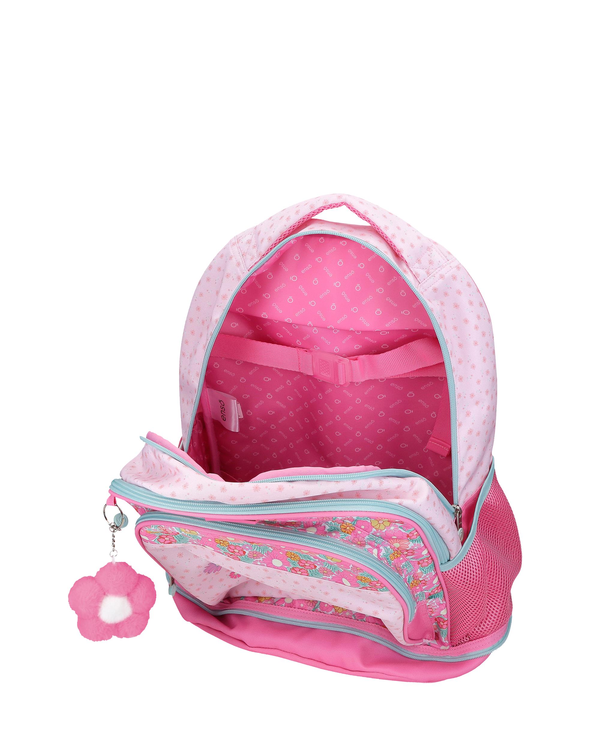 Mochila Compact Desmontável de Duas Rodas Enso Girl Zone com Capacidade de 31l Fúcsia Rosa-4