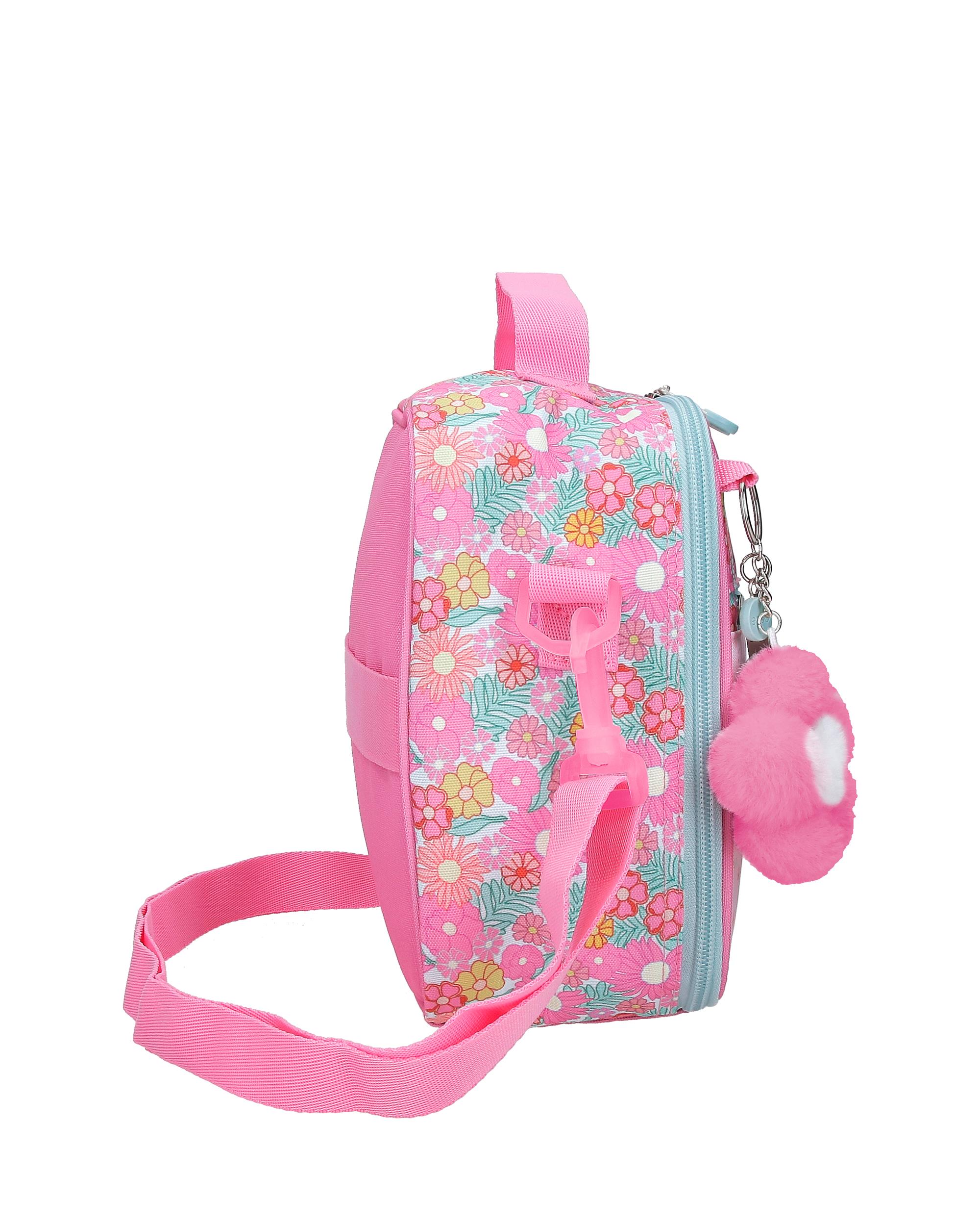Mala a Tiracolo Porta-lanche Térmica Adaptável Enso Girl Zone Rosa-2