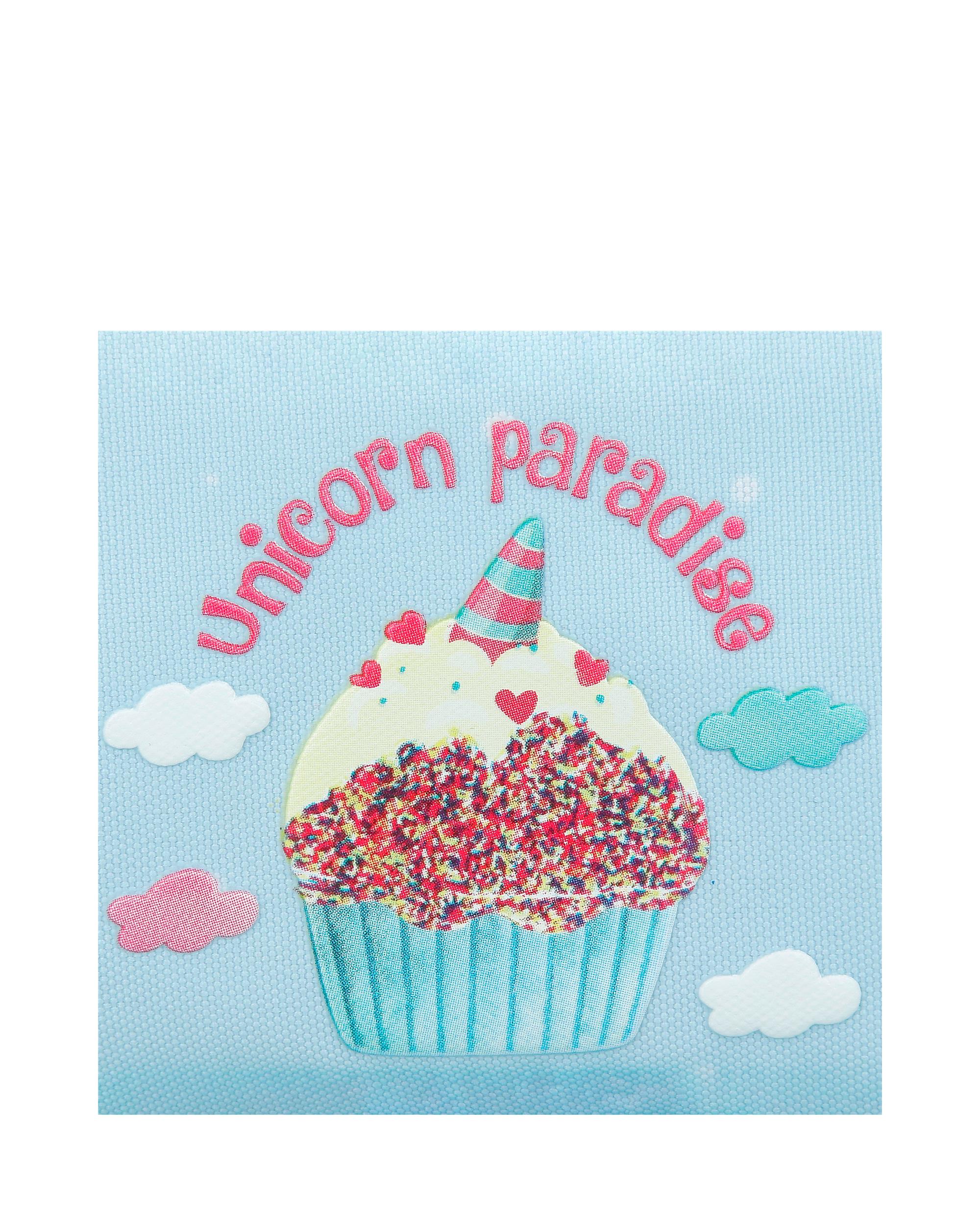 Portatudo Três Compartimentos Enso Unicorn Paradise Azul-5