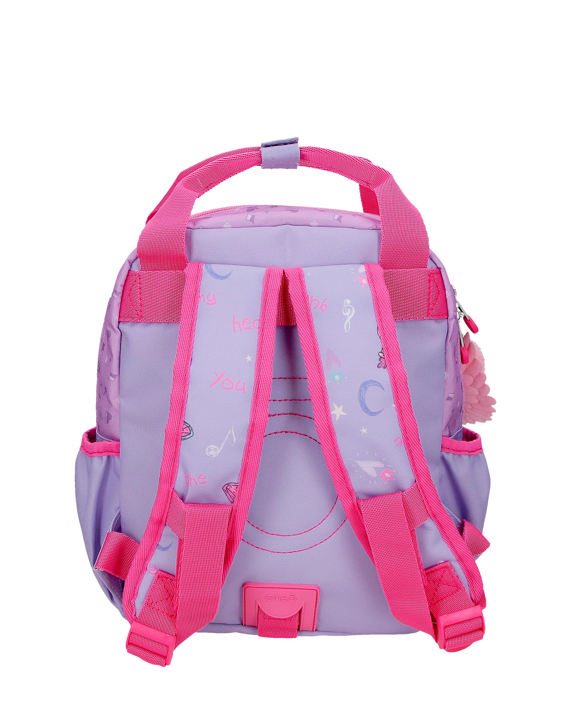 Mochila de Passeio Enso Queen Of Hearts com Capacidade de 6,5l Adaptável a Carrinho Lilás Roxo-3