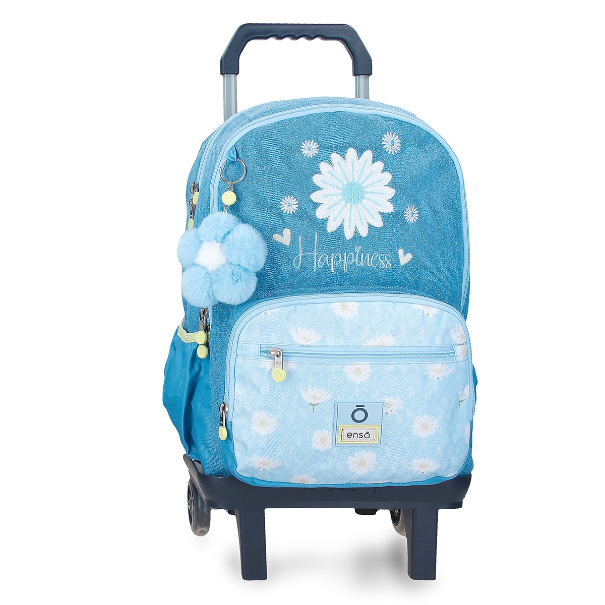Imagem 0 de Mochila Escolar de Compartimento Duplo Enso Happiness com Capacidade de 24l com Trolley Denim