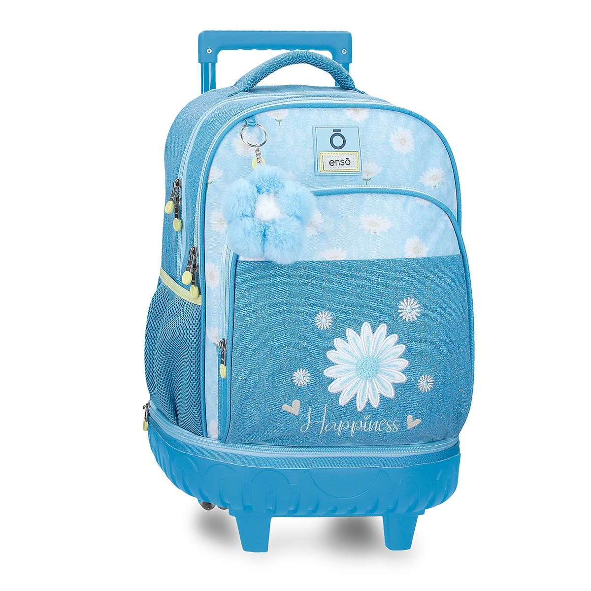 Mochila Compact Desmontável de Duas Rodas Enso Happiness com Capacidade de 31l Denim Azul-1