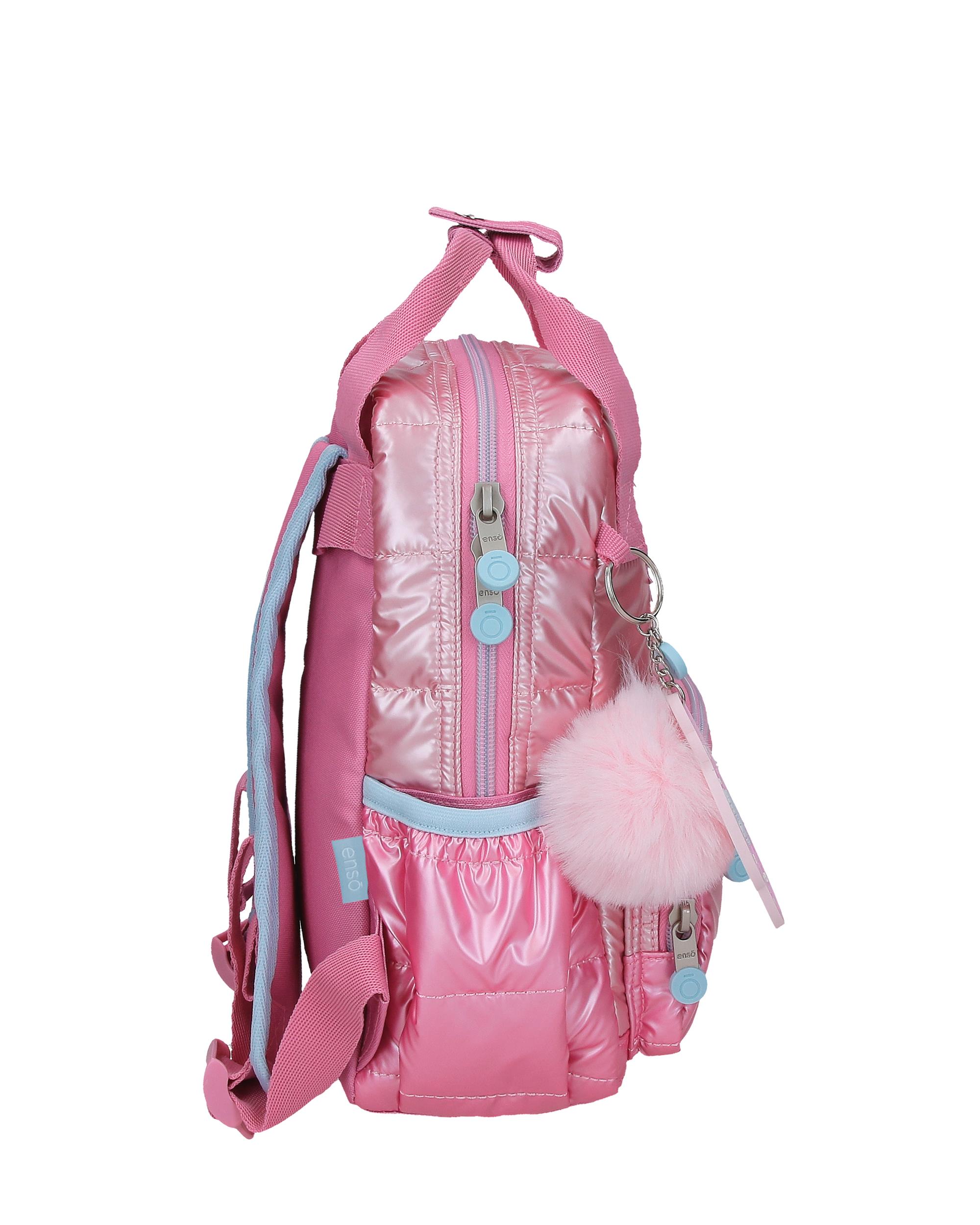 Mochila de Passeio Enso Into The Wild com Capacidade de 6,5l Adaptável a Carrinho em Rosa Rosa-2
