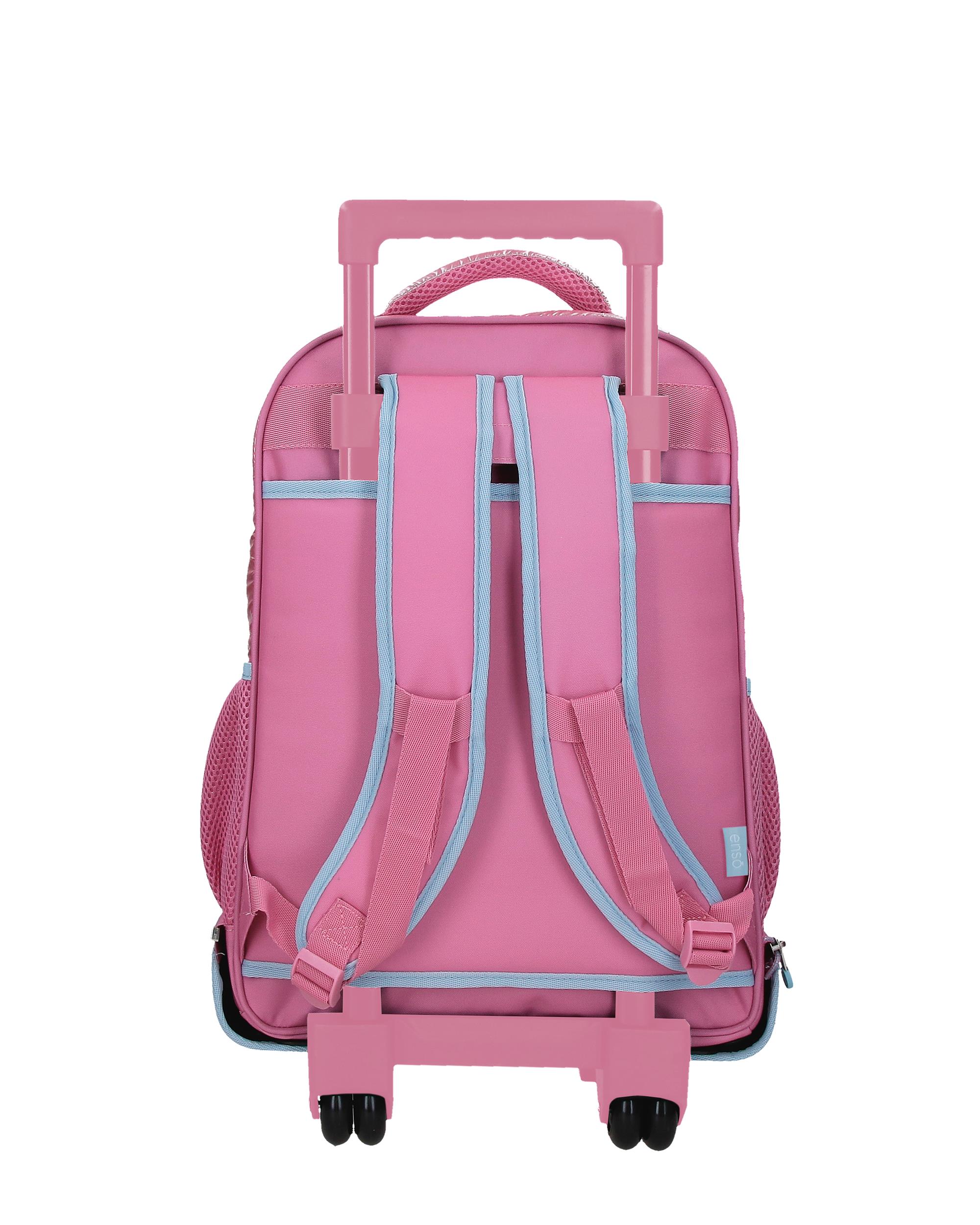 Mochila Compact Desmontável de Duas Rodas Enso Into The Wild com Capacidade de 31l em Rosa Rosa-3