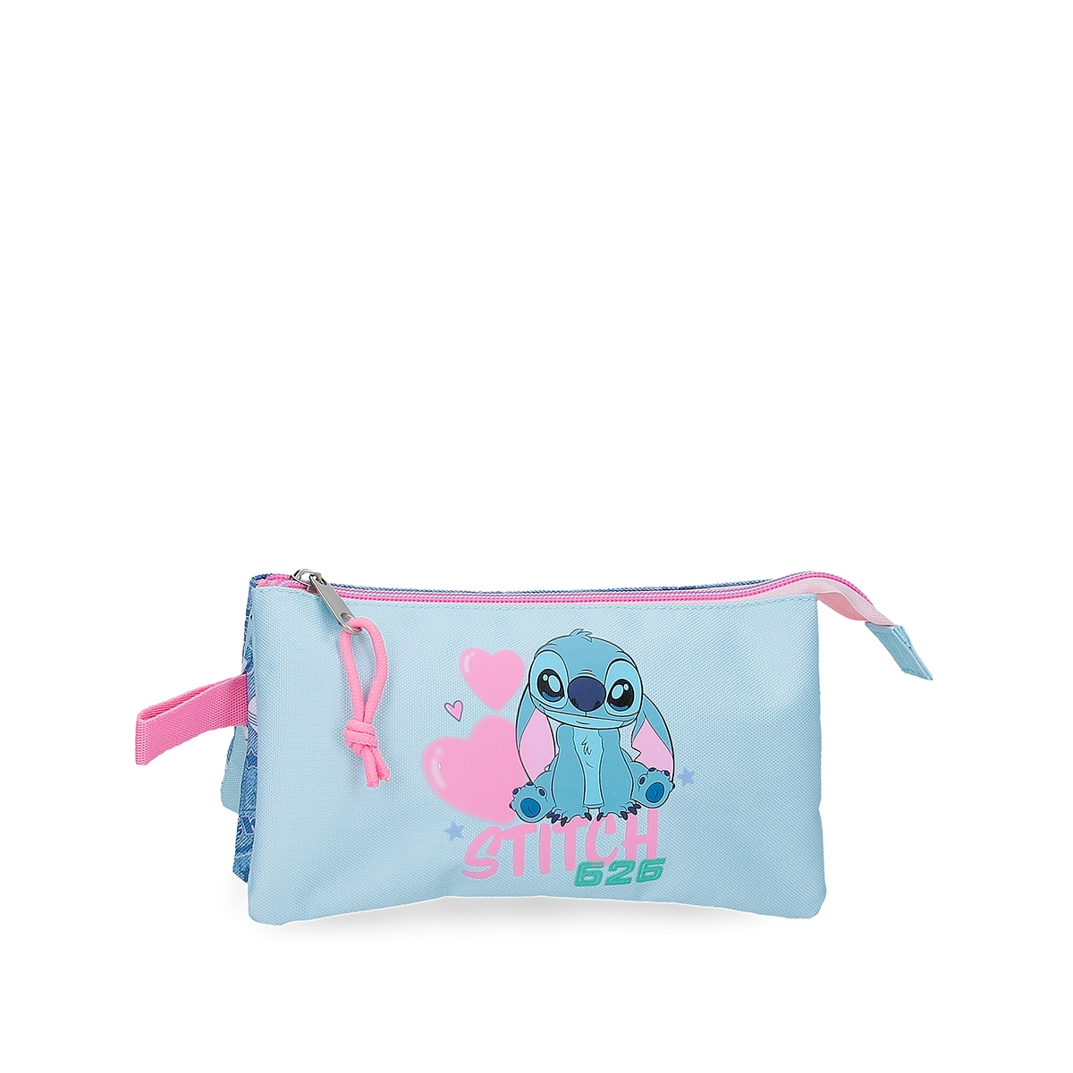Imagem 0 de Portatudo Três Compartimentos Stitch Hearts