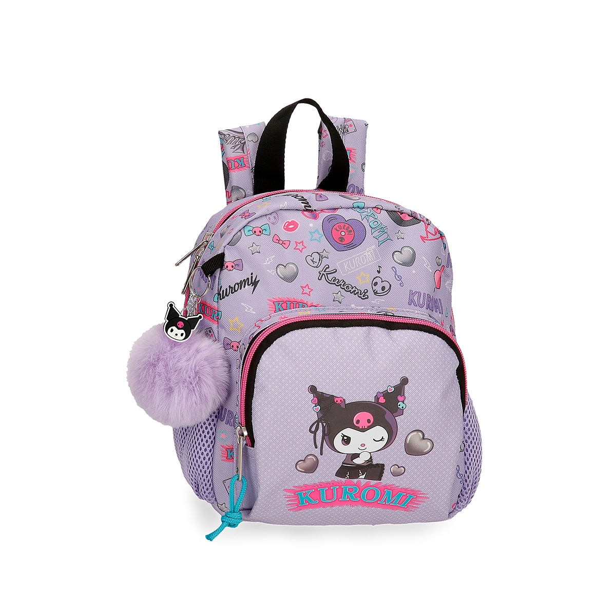 Imagem 0 de Mochila Pré-escolar Kuromi Retropop com Capacidade de 4,56l em Roxo