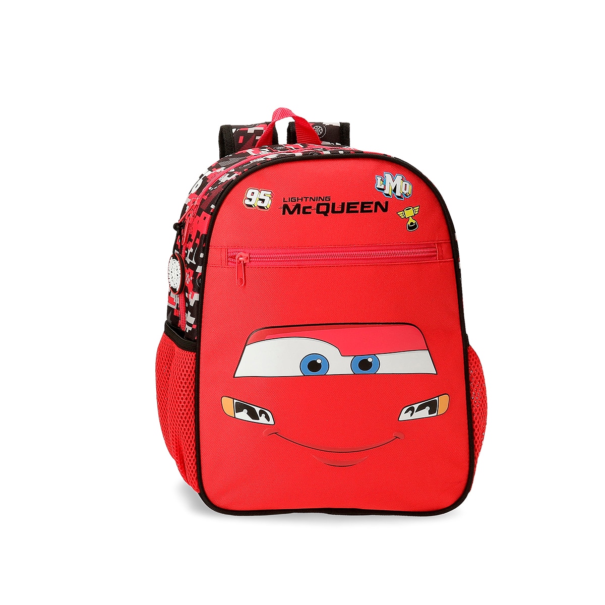 Imagem 0 de Mochila Escolar Cars Mcqueen Red com Capacidade de 9,801l Adaptável a Carro em Vermelho