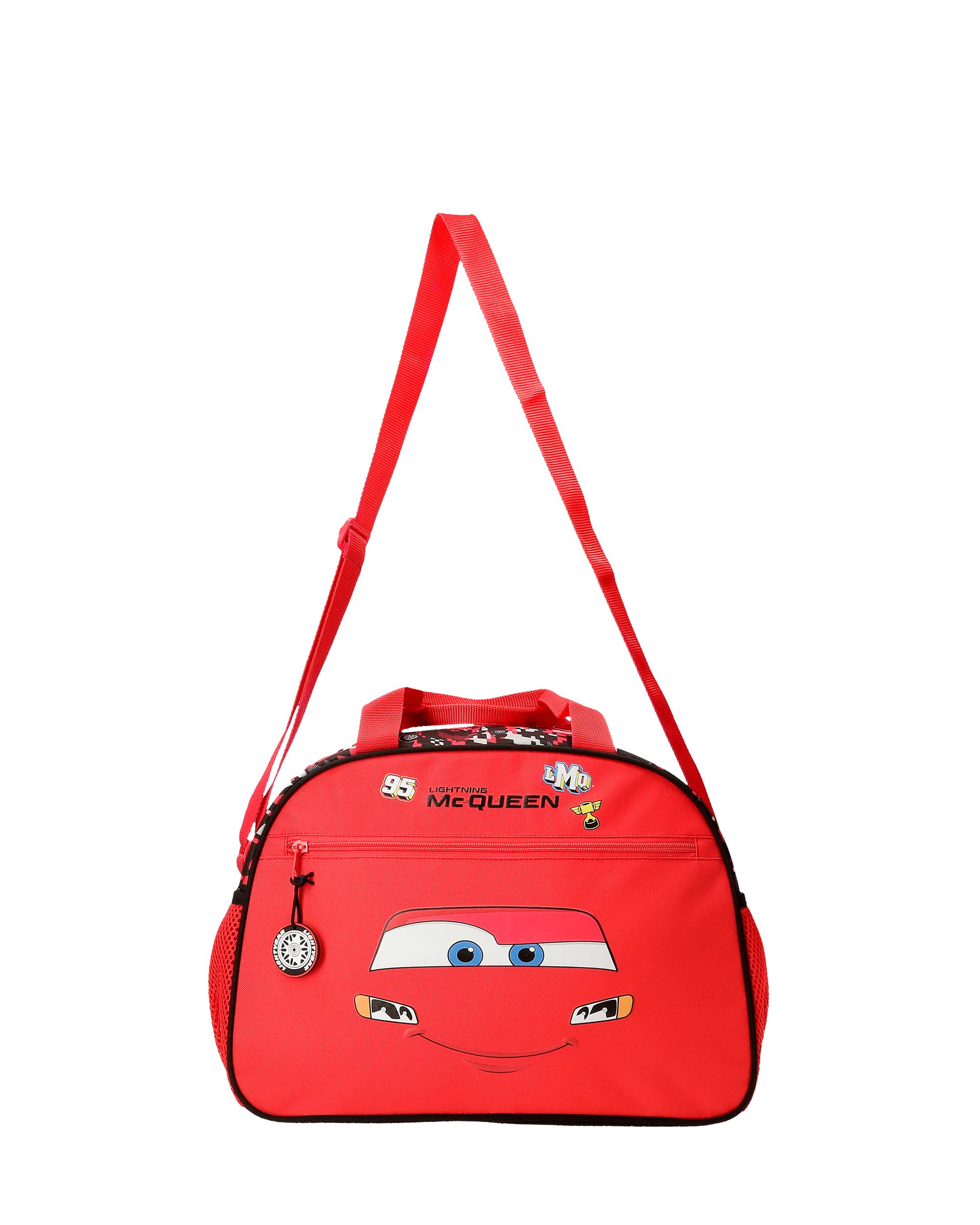Mala de Viagem Cars Mcqueen Red com Capacidade de 25l em Vermelho Vermelho-6