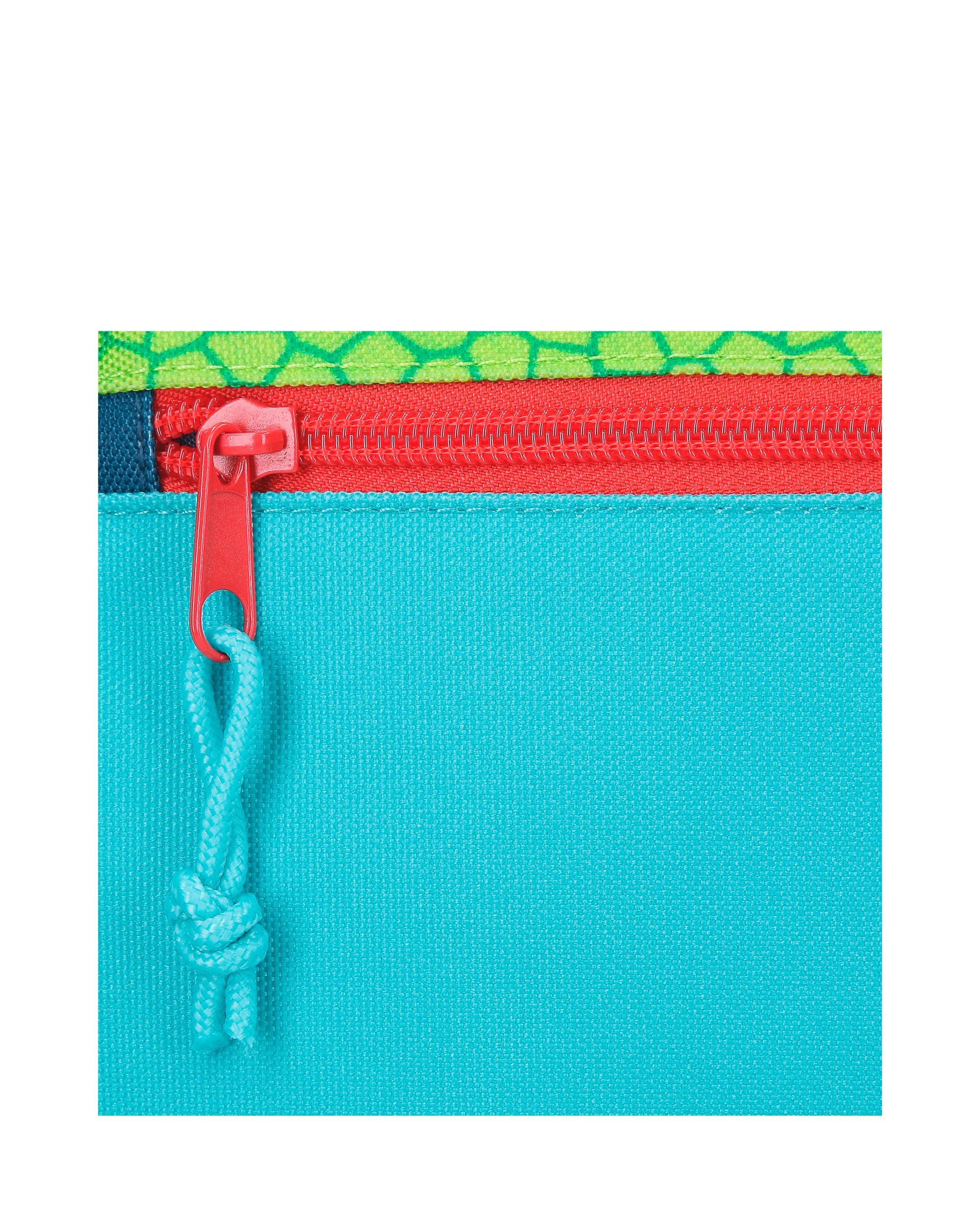 Necessaire de Dois Compartimentos Dino-webs Azul-5