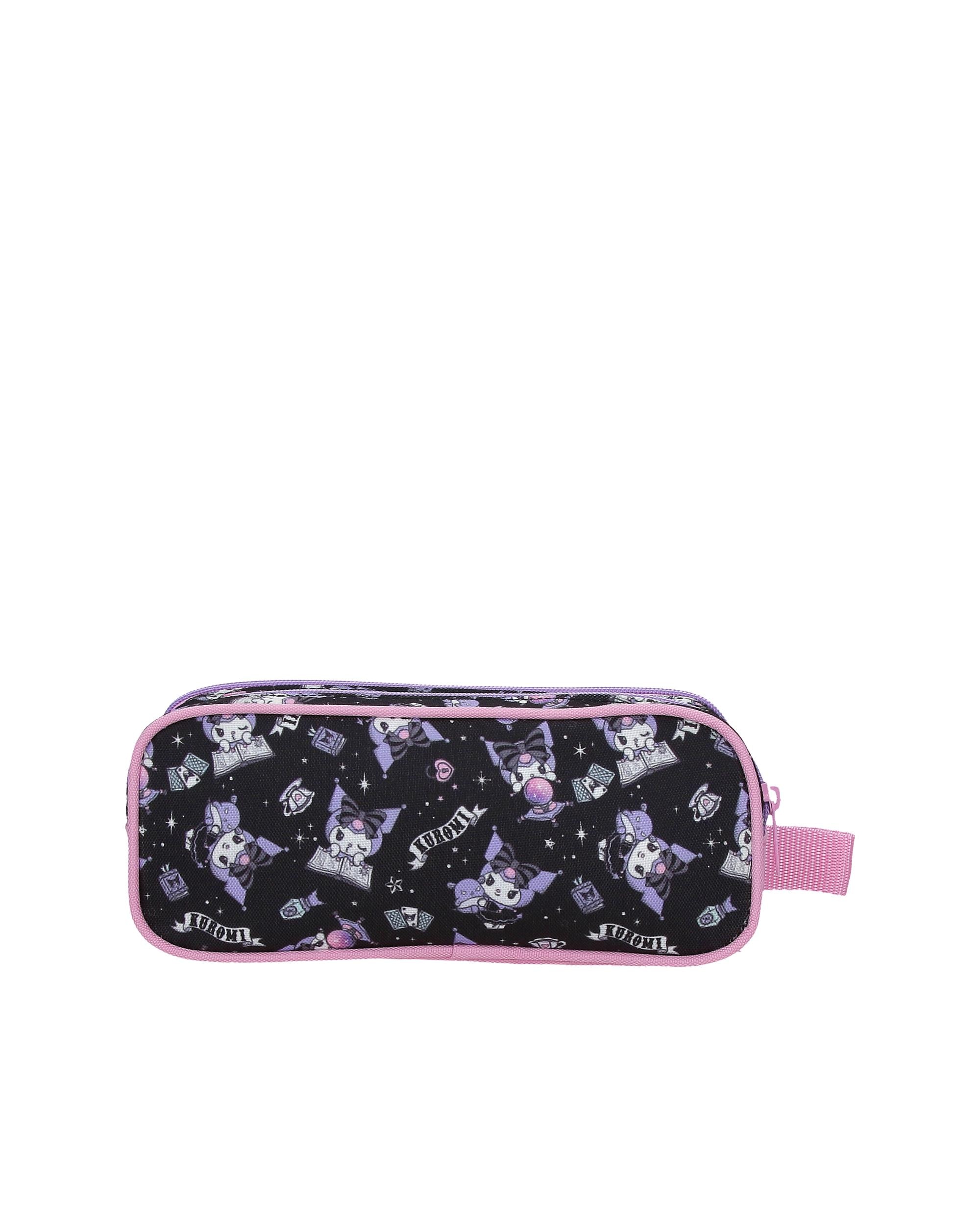 Necessaire de Dois Compartimentos Kuromi Fortune Telling Rosa-3