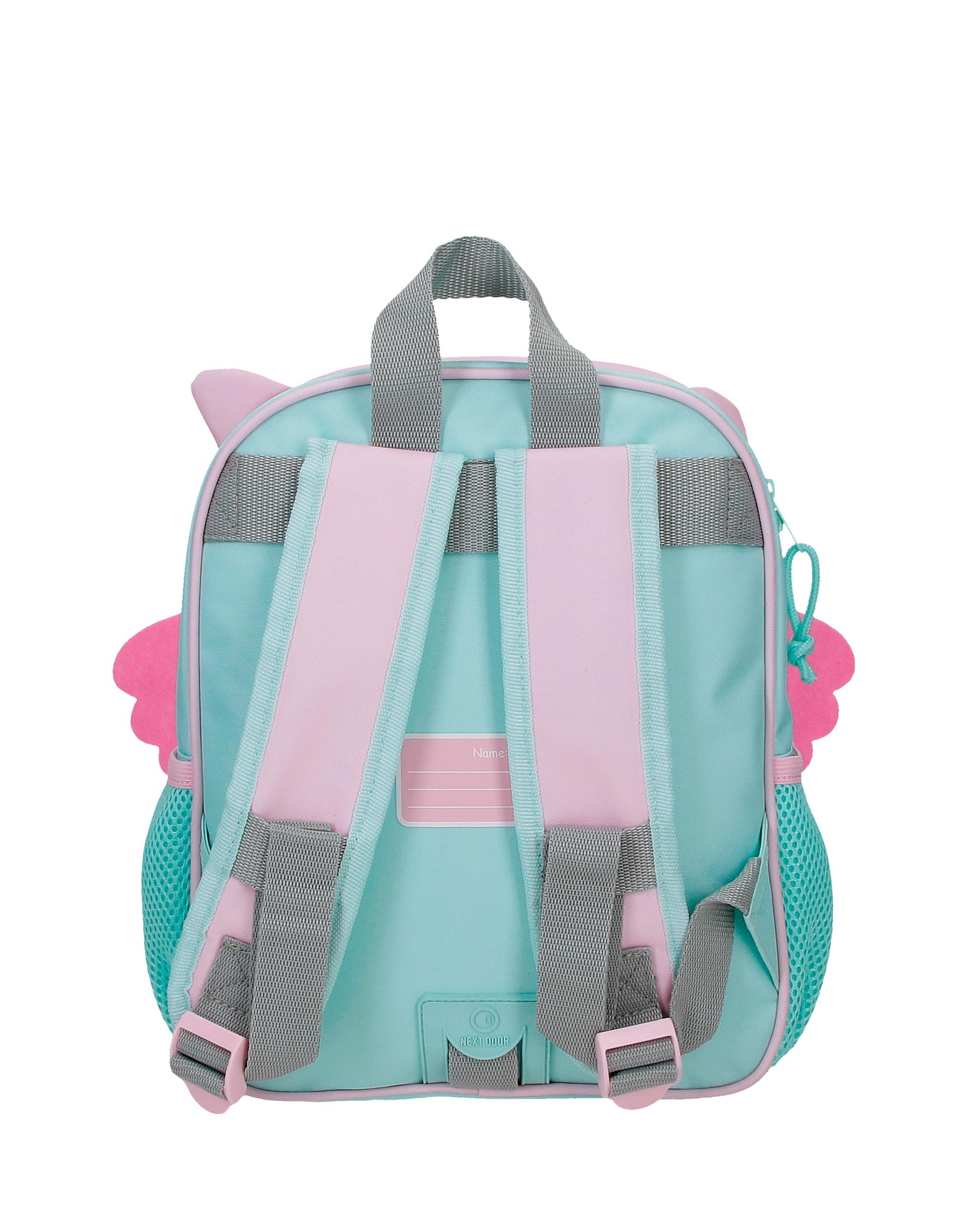 Mochila Roll Road Happy Pets Owl com Capacidade de 6,44l Adaptável a Carrinho Rosa Rosa-3