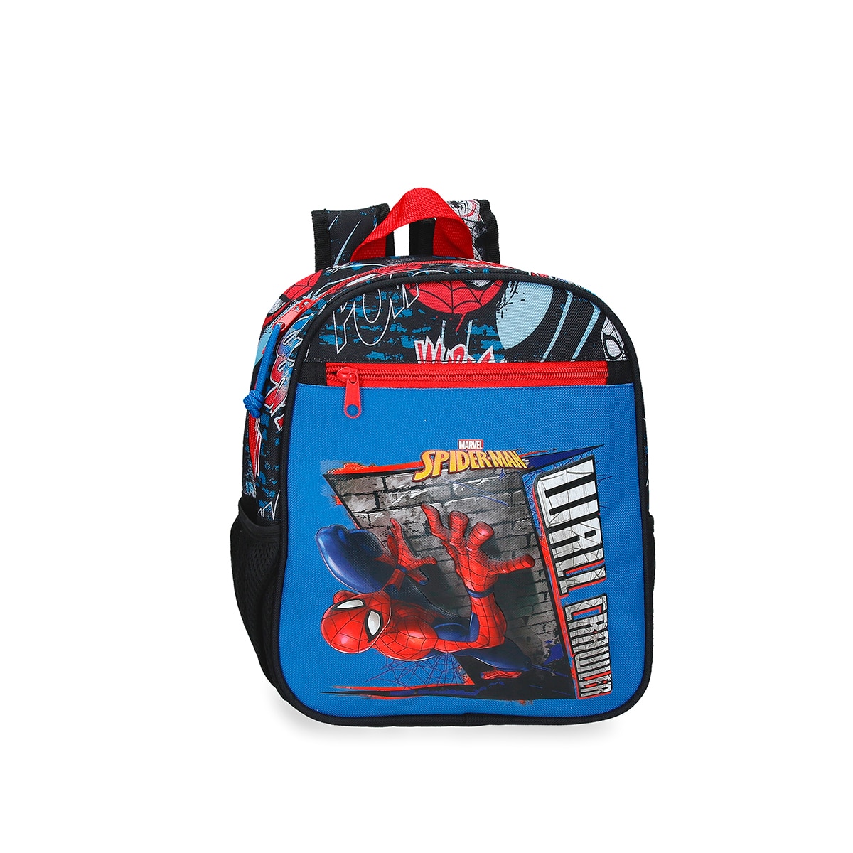Mochila Spiderman Wall Crawler com Capacidade de 6,44l Adaptável a Trolley em Preto Preto-1