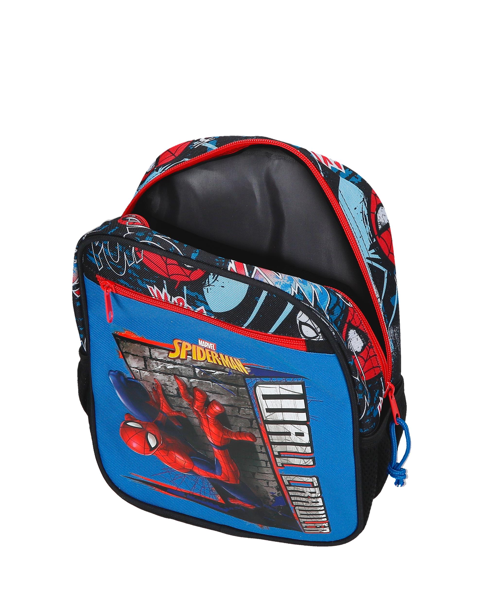 Mochila Spiderman Wall Crawler com Capacidade de 6,44l Adaptável a Trolley em Preto Preto-4