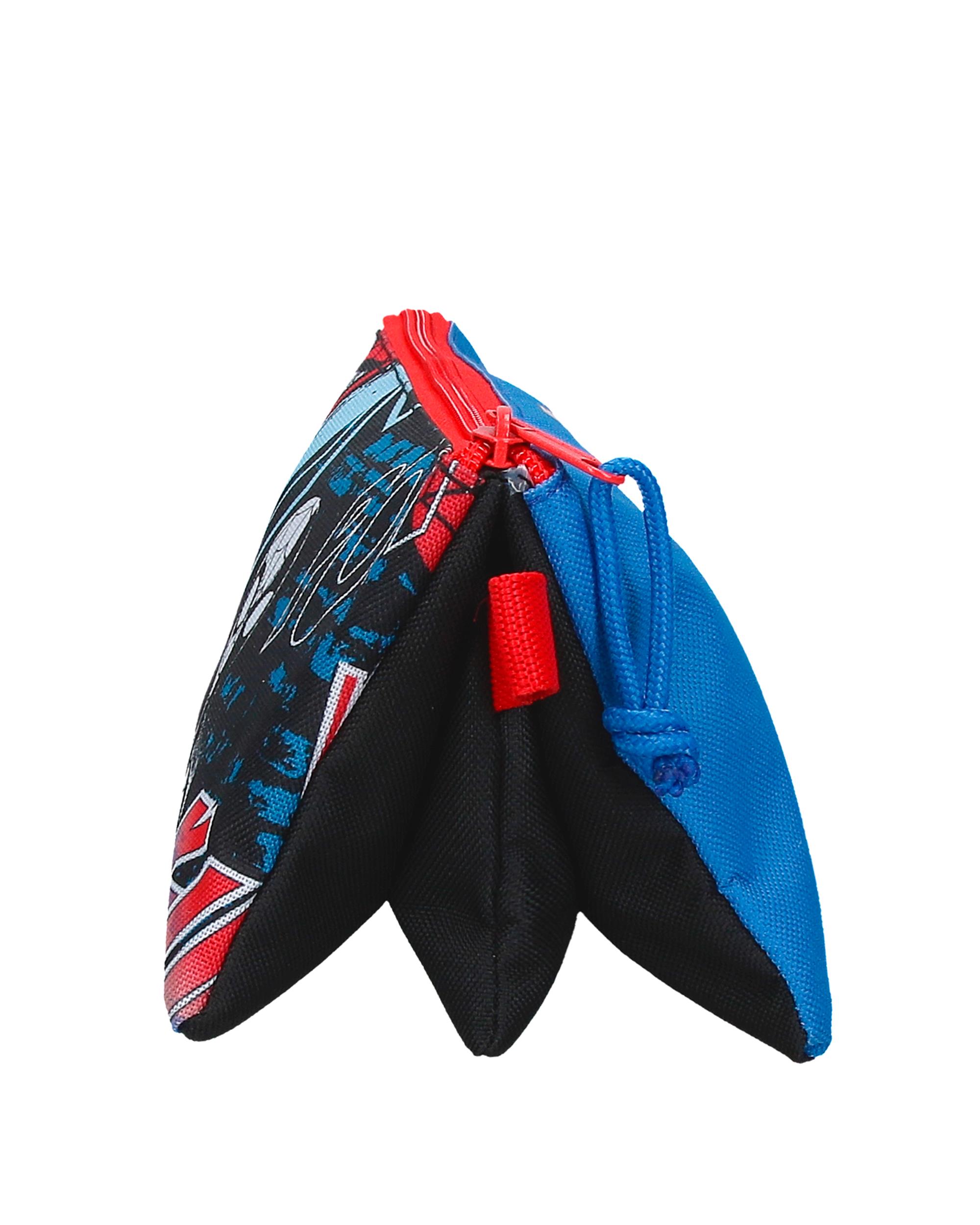 Necessaire Três Compartimentos Spiderman Wall Crawler Preto-2