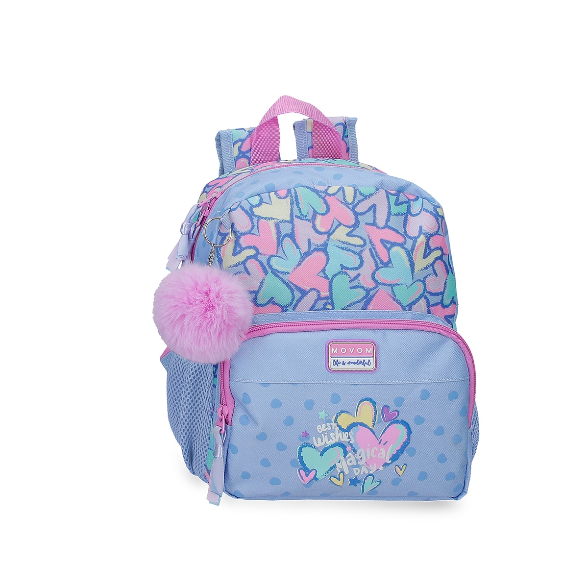 Imagem 0 de Mochila de Passeio Movom Best Wishes com Capacidade de 6,5l Adaptável a Trolley Lilás
