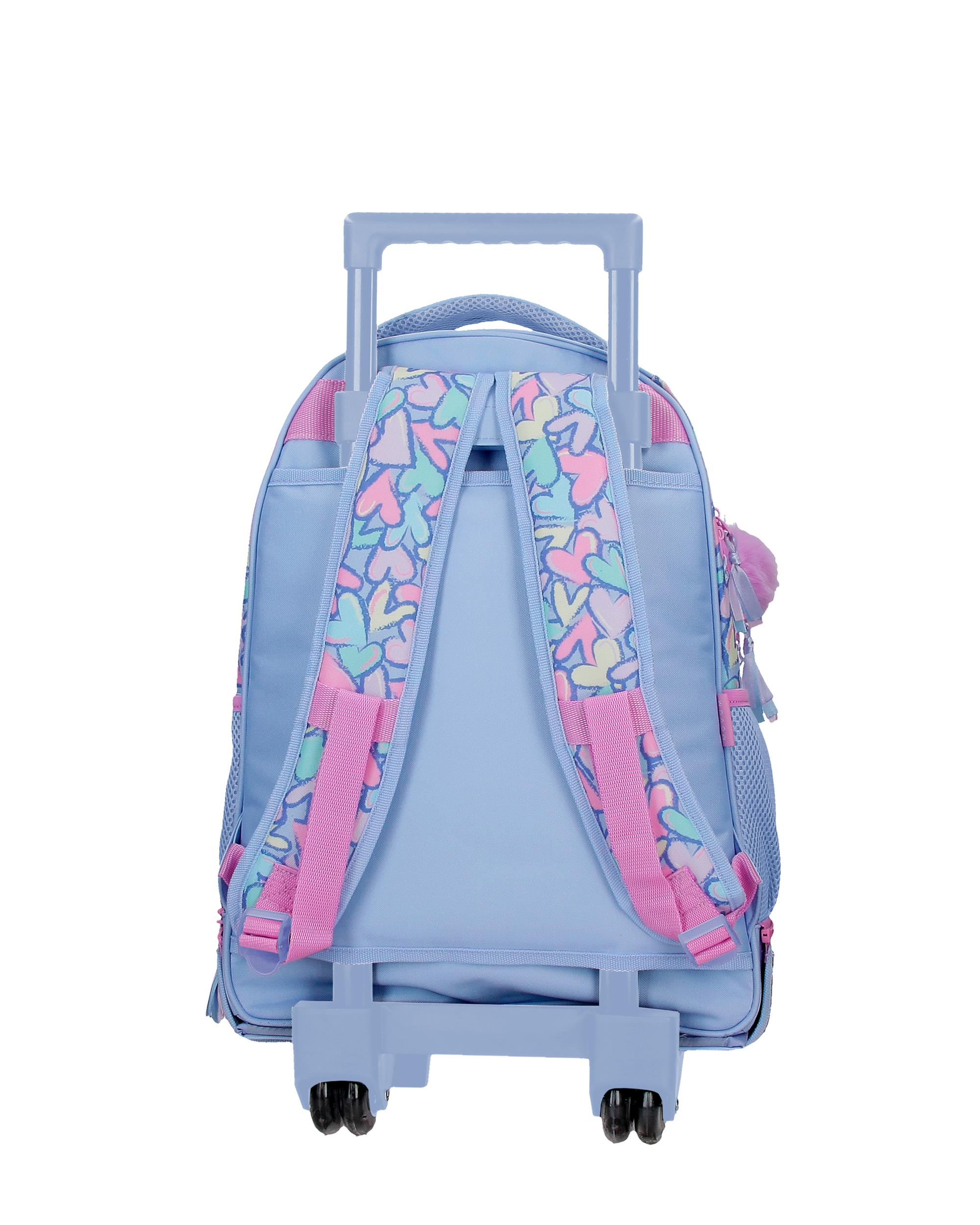 Mochila Compact Desmontável de Duas Rodas Movom Good Day com Capacidade de 29l em Malva Roxo-3
