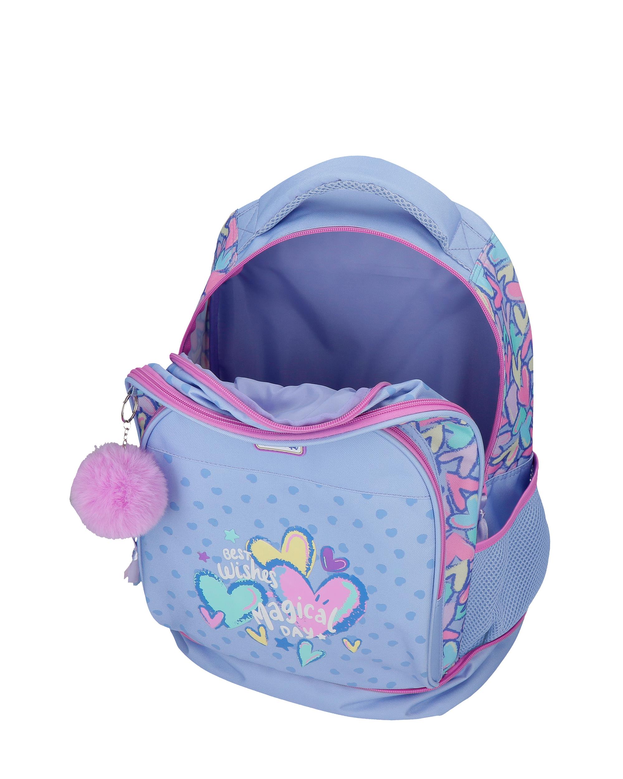 Mochila Compact Desmontável de Duas Rodas Movom Good Day com Capacidade de 29l em Malva Roxo-4