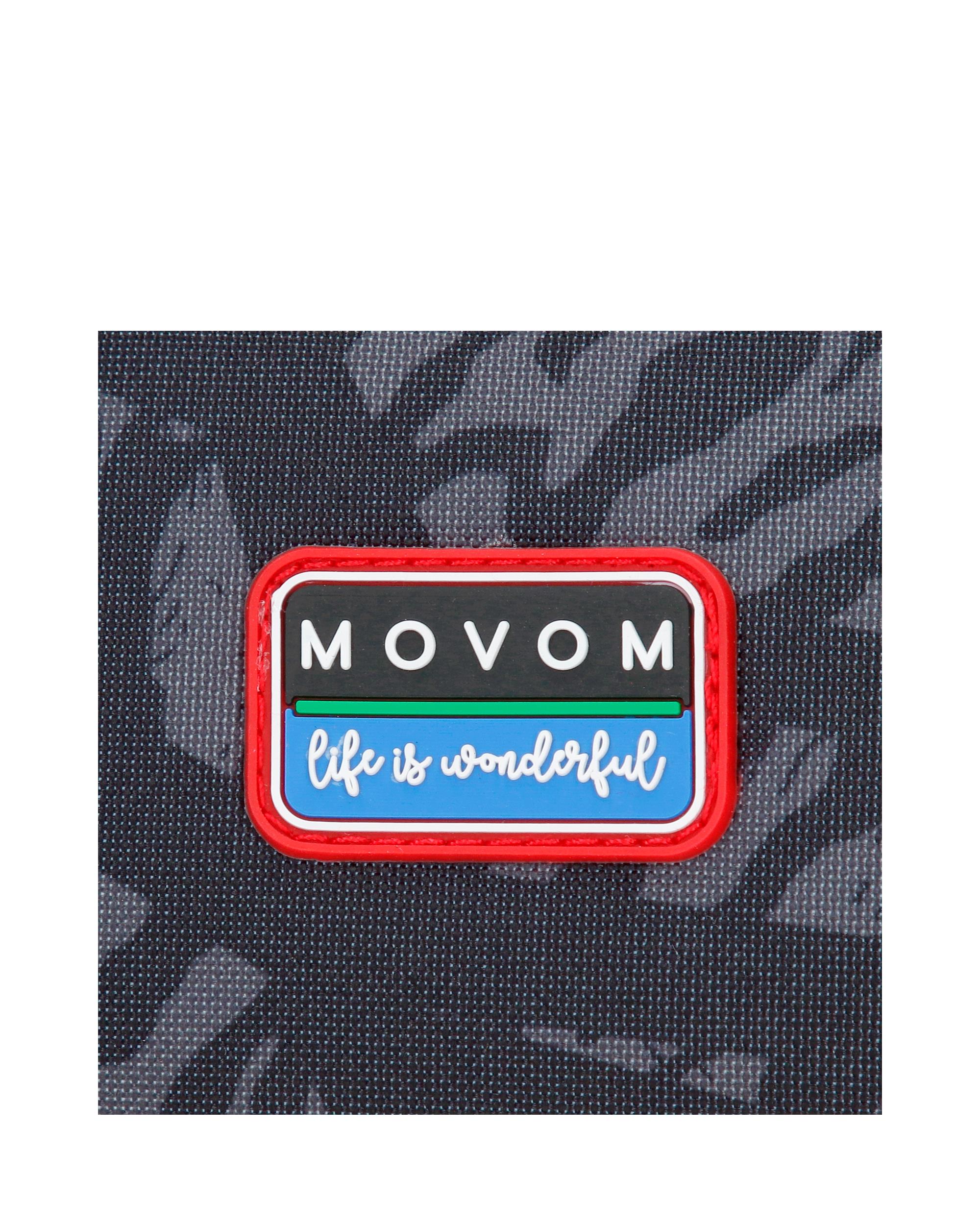 Mochila Escolar de Dois Compartimentos Movom Offside em Preto com Capacidade de 27,4l com Trolley em Preto Preto-6