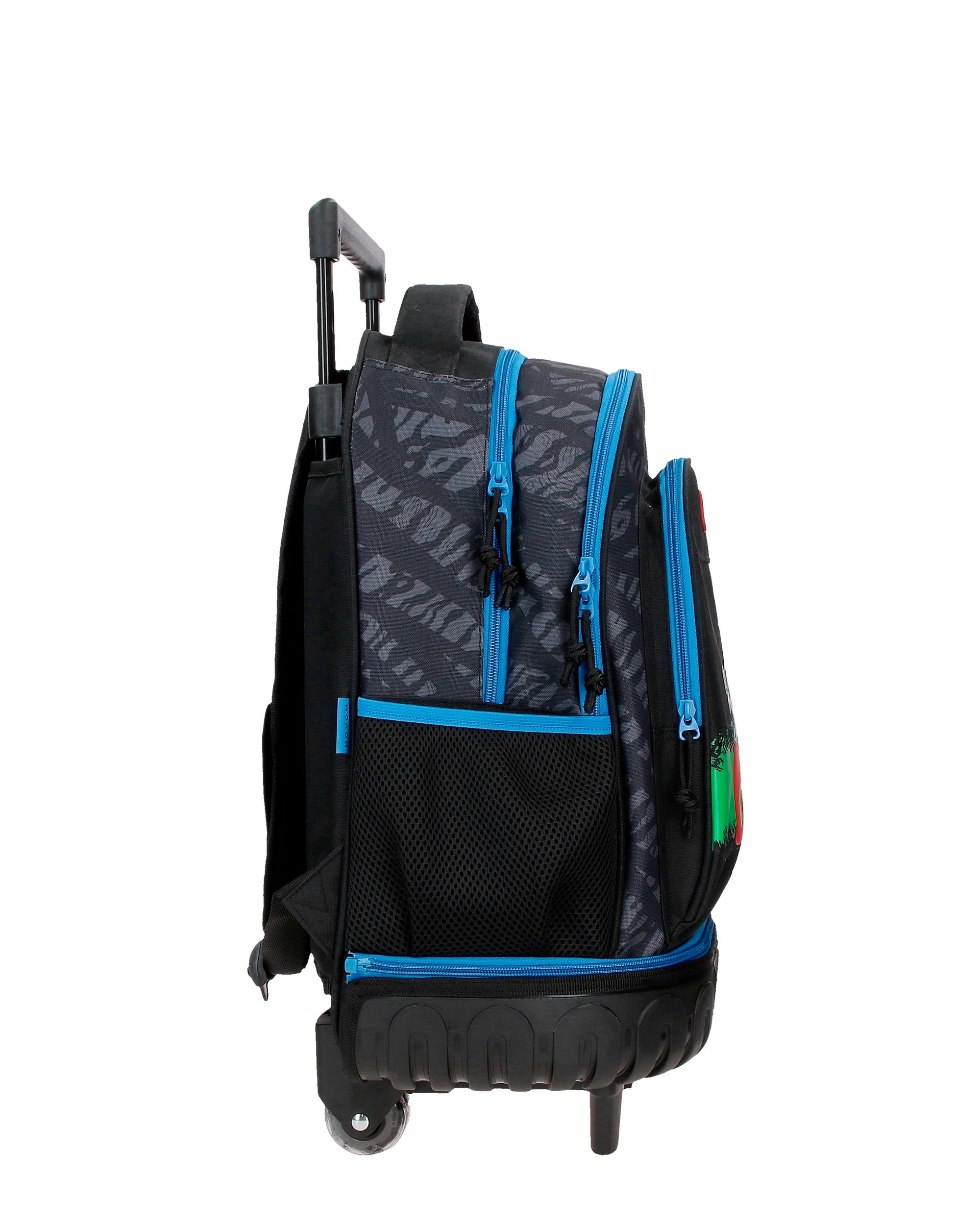 Mochila Compact Desmontável de Duas Rodas Movom Offside com Capacidade de 29l em Preto Preto-2