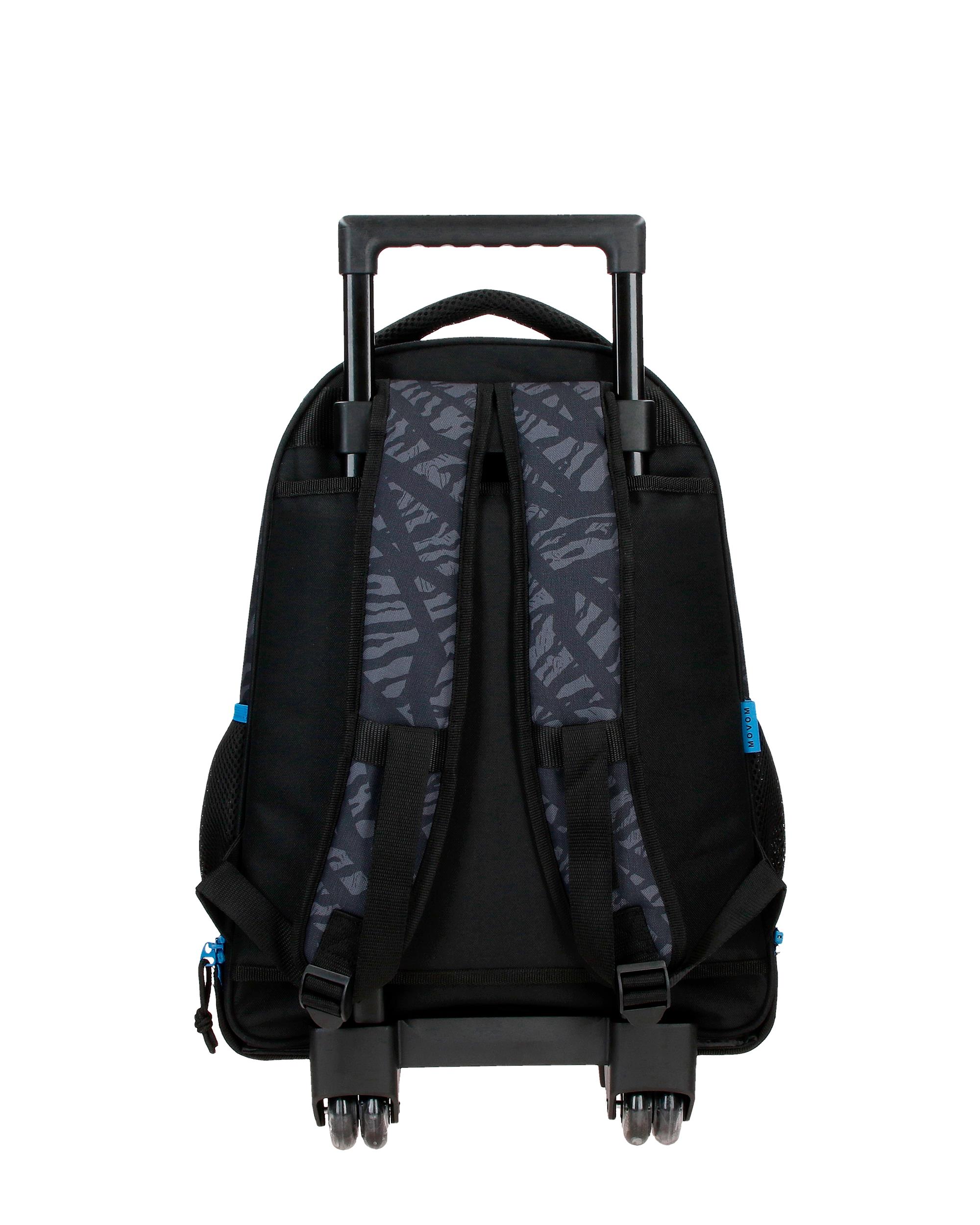 Mochila Compact Desmontável de Duas Rodas Movom Offside com Capacidade de 29l em Preto Preto-3