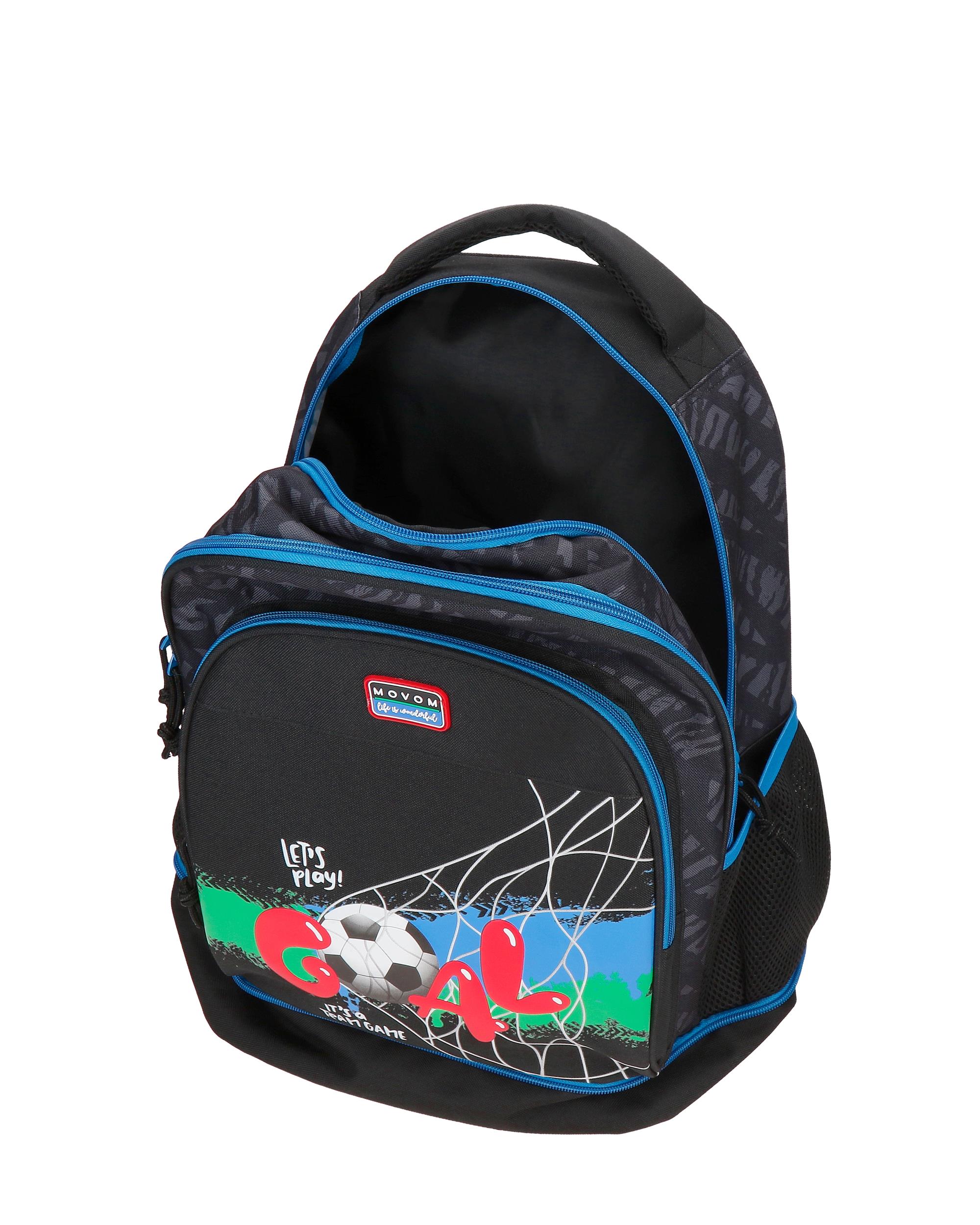 Mochila Compact Desmontável de Duas Rodas Movom Offside com Capacidade de 29l em Preto Preto-4
