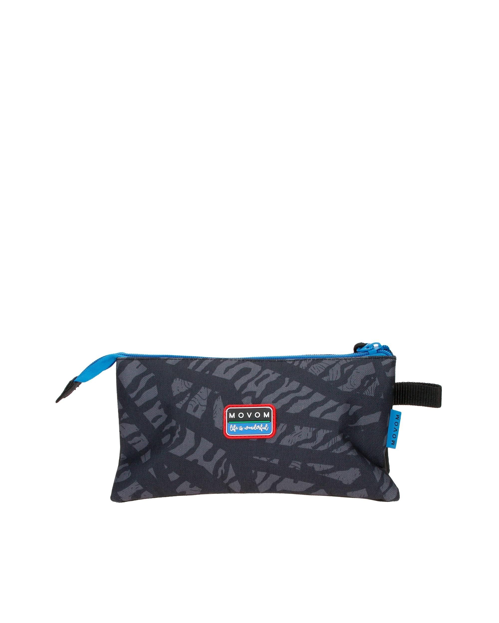 Porta-tudo Três Compartimentos Movom Offside em Preto Preto-3