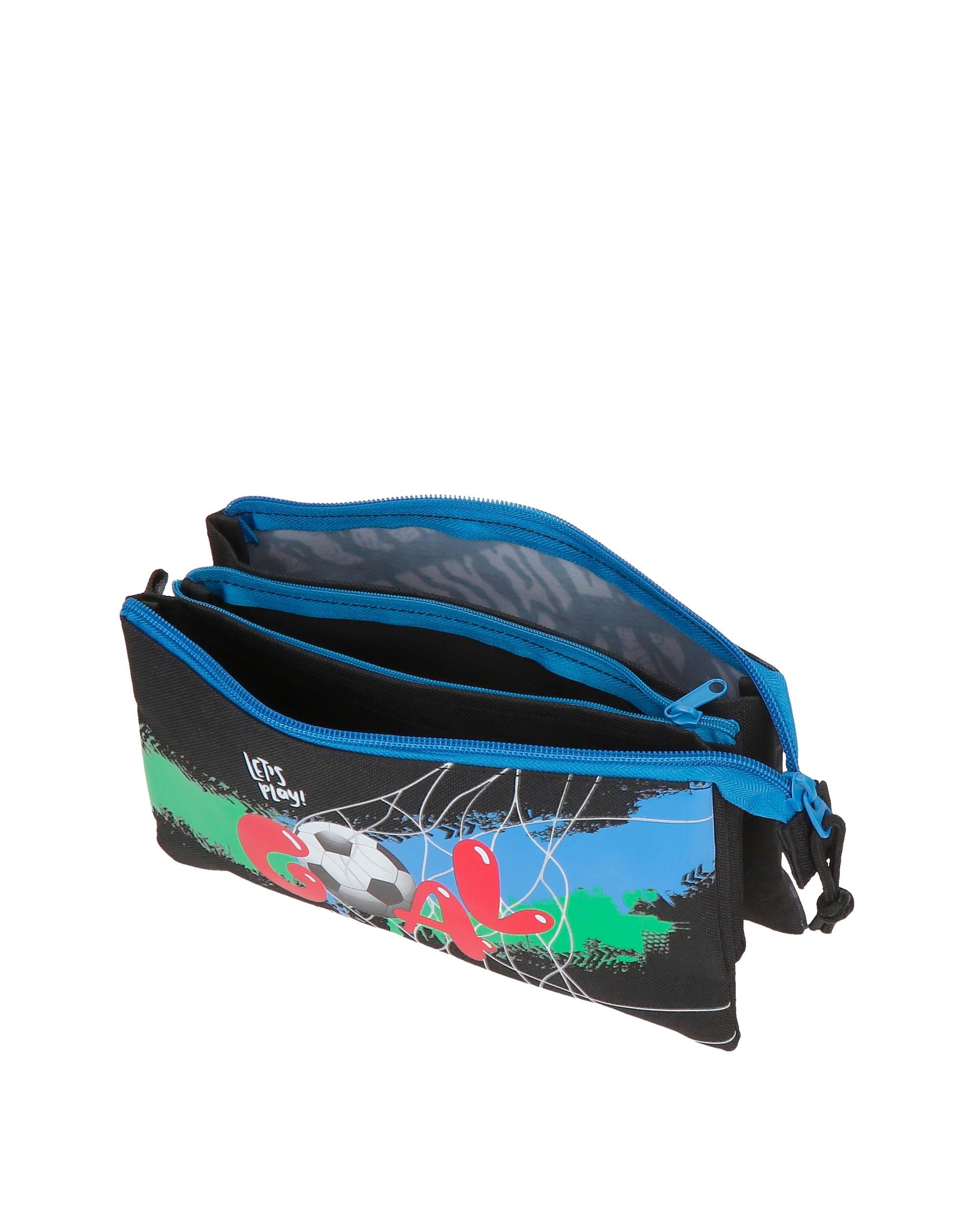 Porta-tudo Três Compartimentos Movom Offside em Preto Preto-4