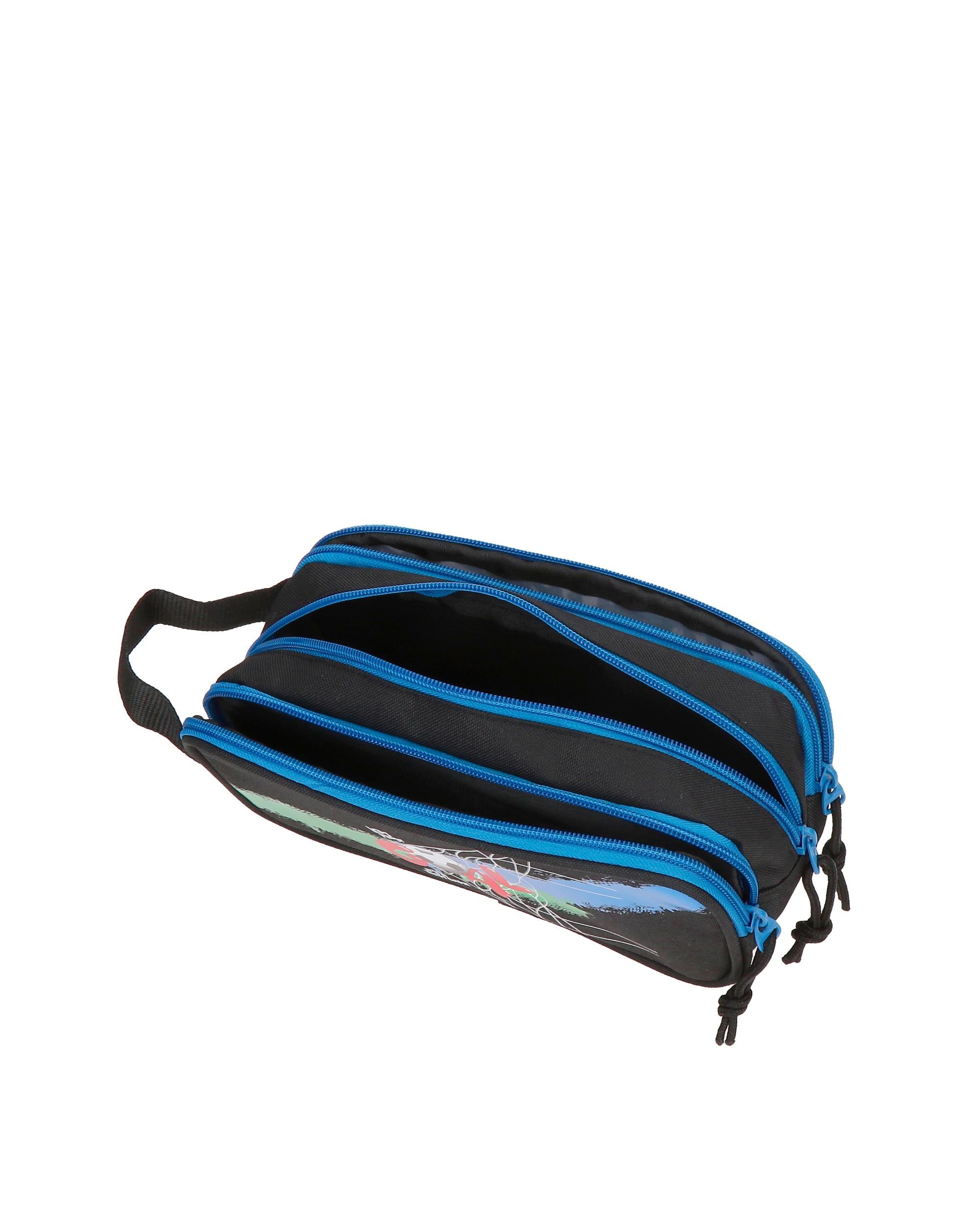 Porta-tudo Três Compartimentos Movom Offside em Preto Preto-4