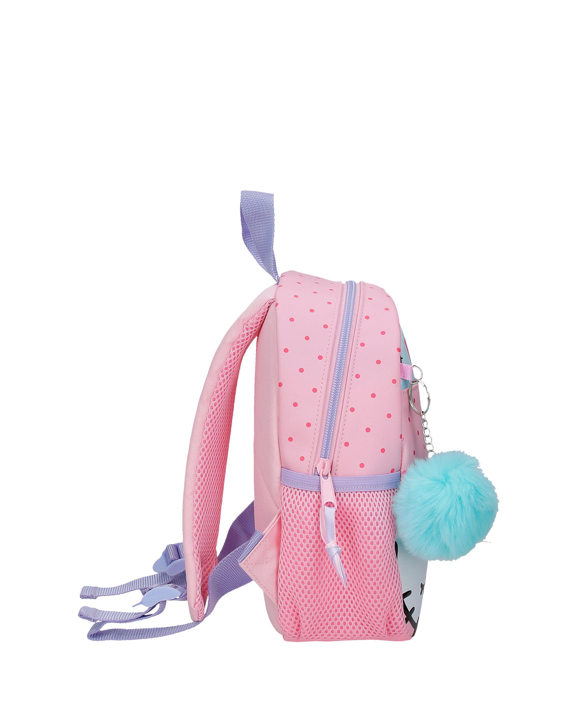 Mochila Escolar Hello Kitty Bows com Capacidade de 5l Rosa Rosa-2