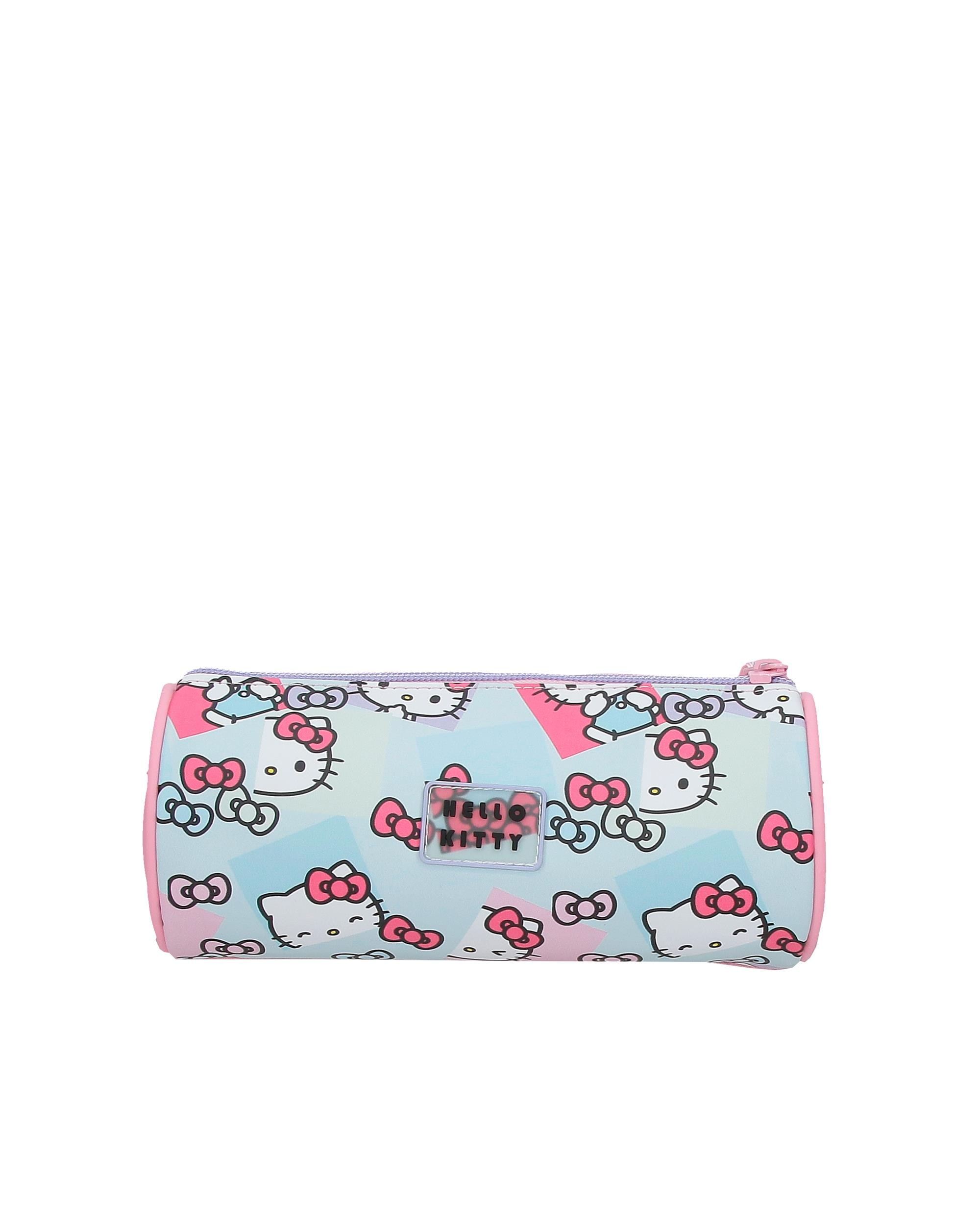 Necessaire Redondo Hello Kitty Bows Rosa-3
