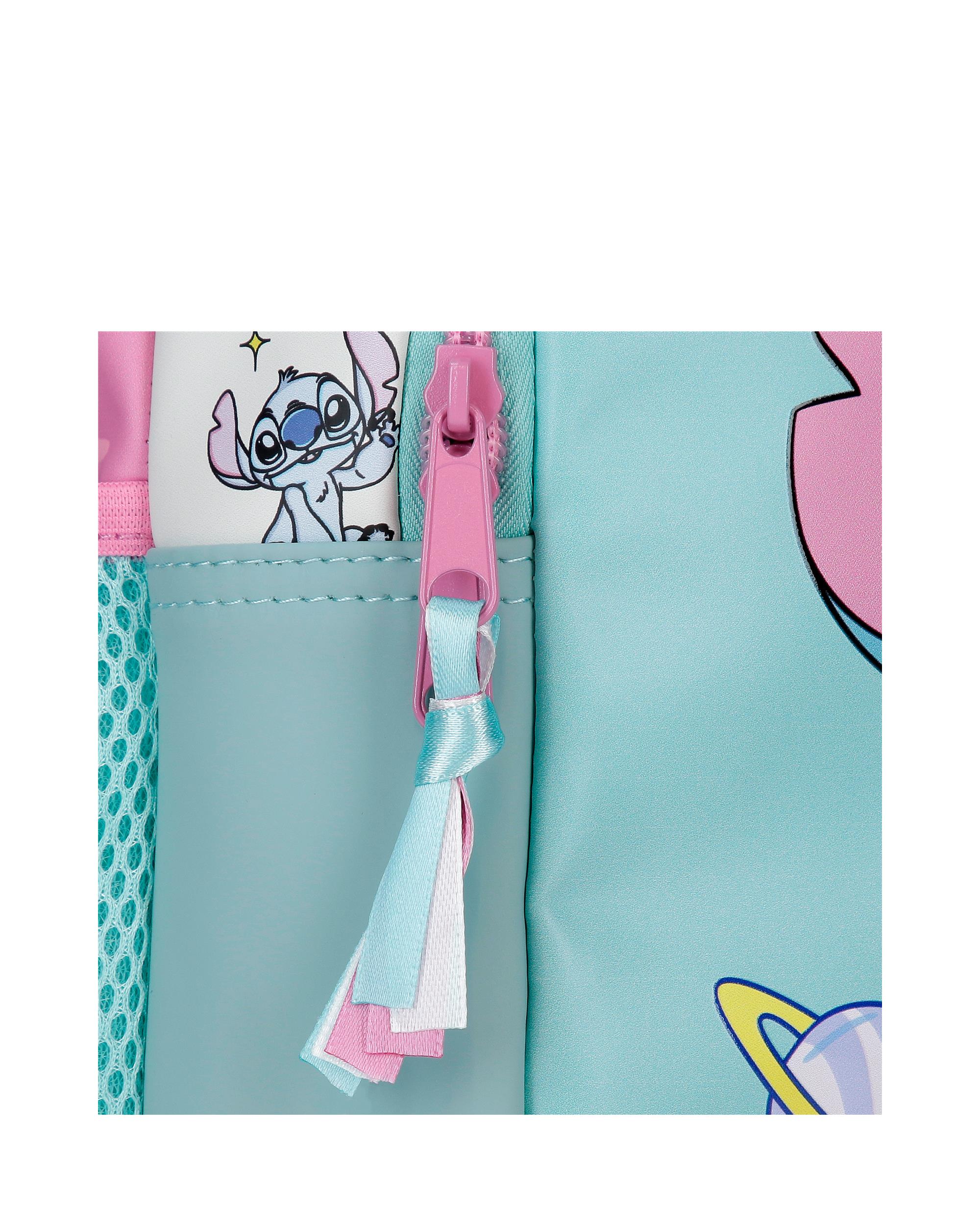 Necessaire Três Compartimentos Stitch Little Destruccion Azul-6