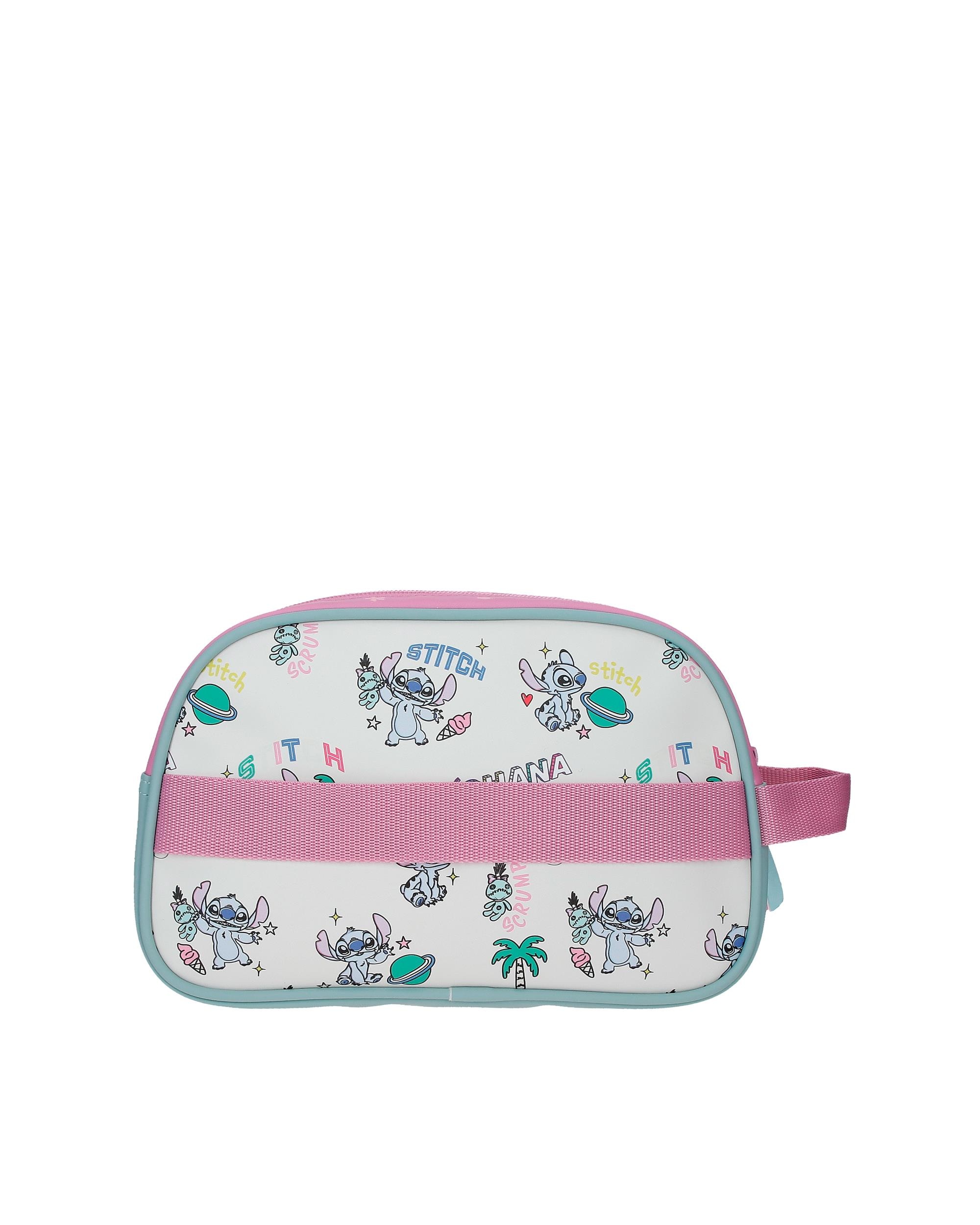 Necessaire Adaptável com Dois Compartimentos Stitch Little Destruction Azul-3