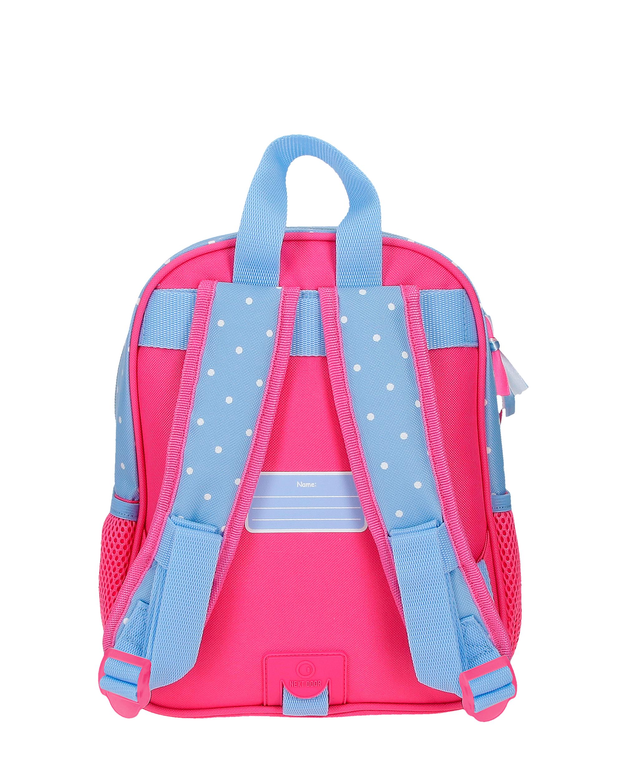 Mochila Minnie Flowers com Capacidade de 6,44l Adaptável a Carro em Azul-claro Azul-3