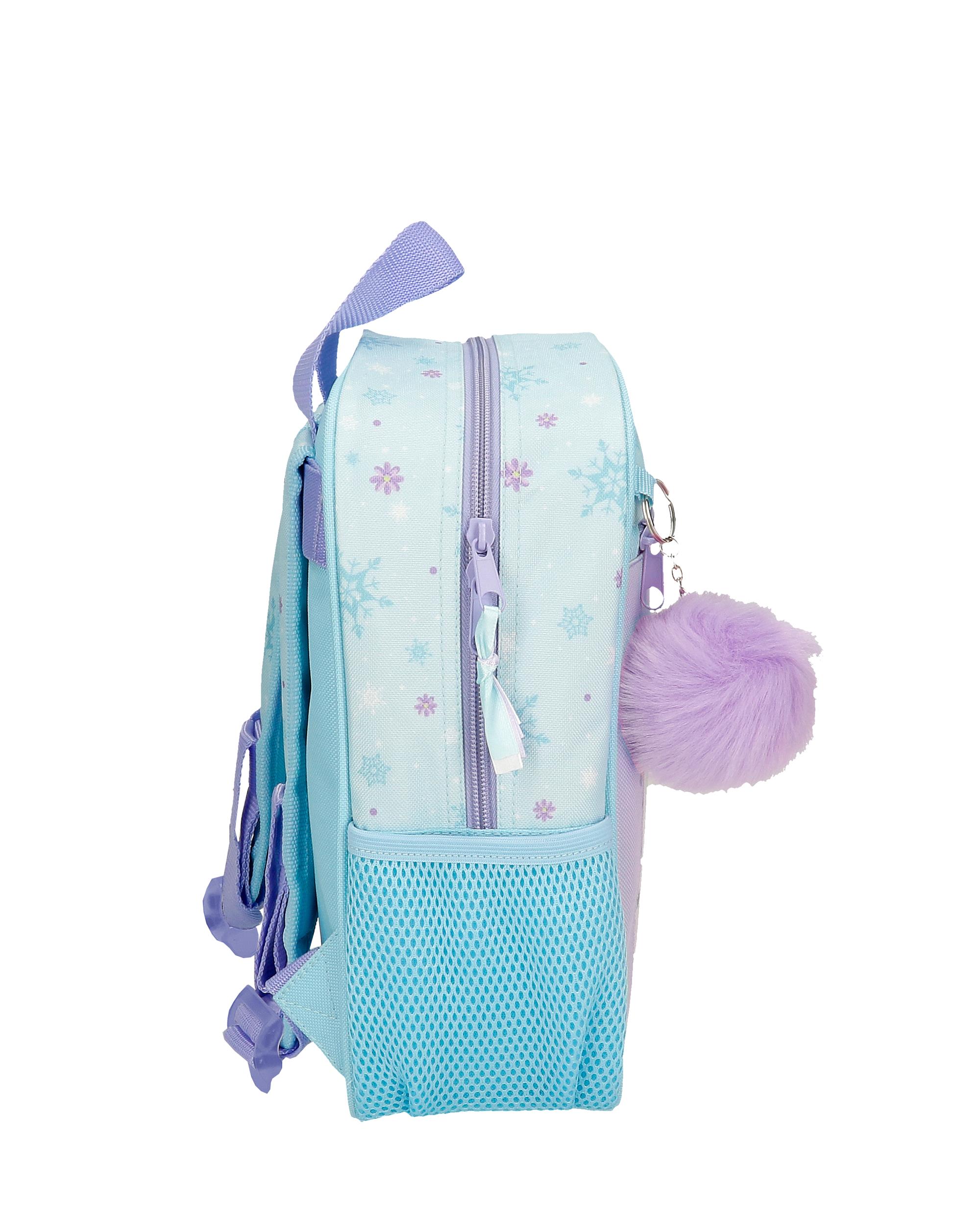 Mochila Frozen In This Together com Capacidade de 6,44l Adaptável a Carro em Lilás Roxo-2