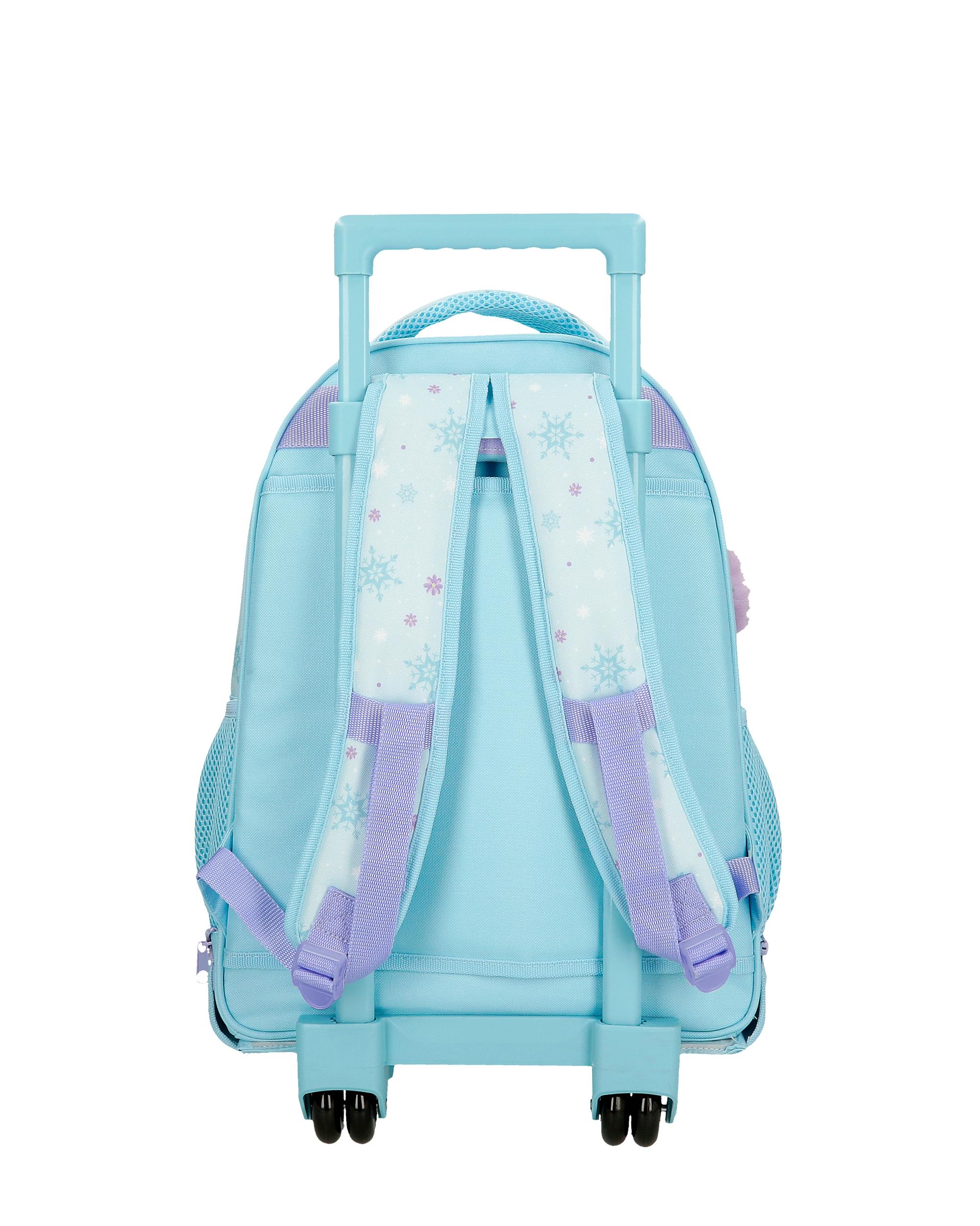 Mochila Compact Desmontável de Duas Rodas Frozen In This Together com Capacidade de 30,24l em Lilás Roxo-3
