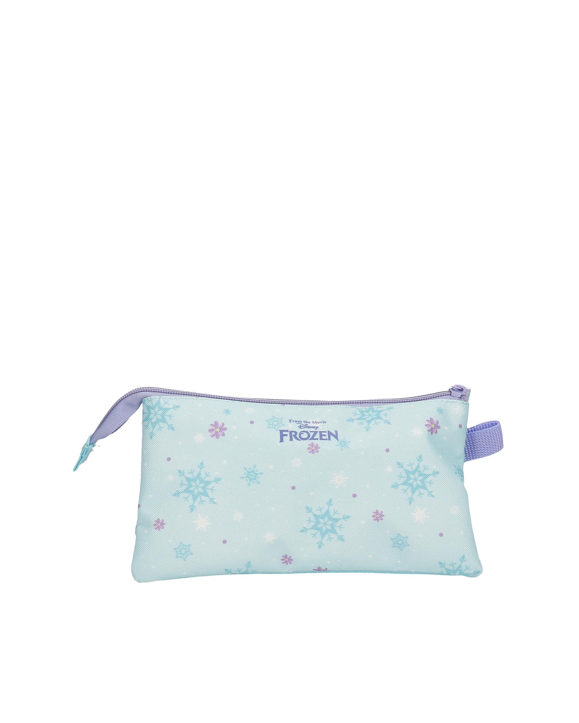 Necessaire Três Compartimentos Frozen In This Together Roxo-3